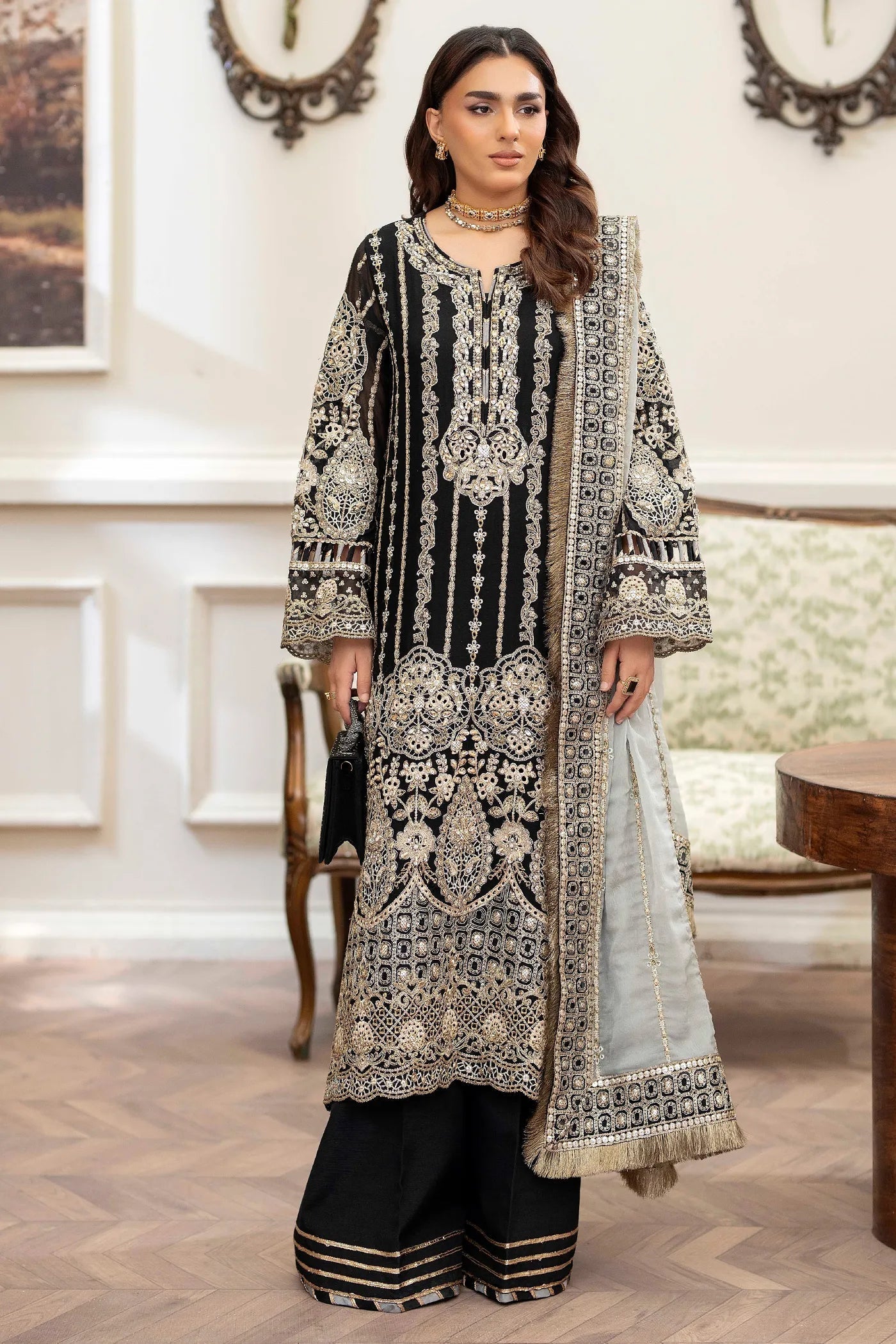 Adans Libas | Saleeqa Chiffon 25 | SALEEQA 7514 - Pakistani Designer Dress - by Adans Libas - Type : Ladies Clothes - 100% Original at Saira Sultan