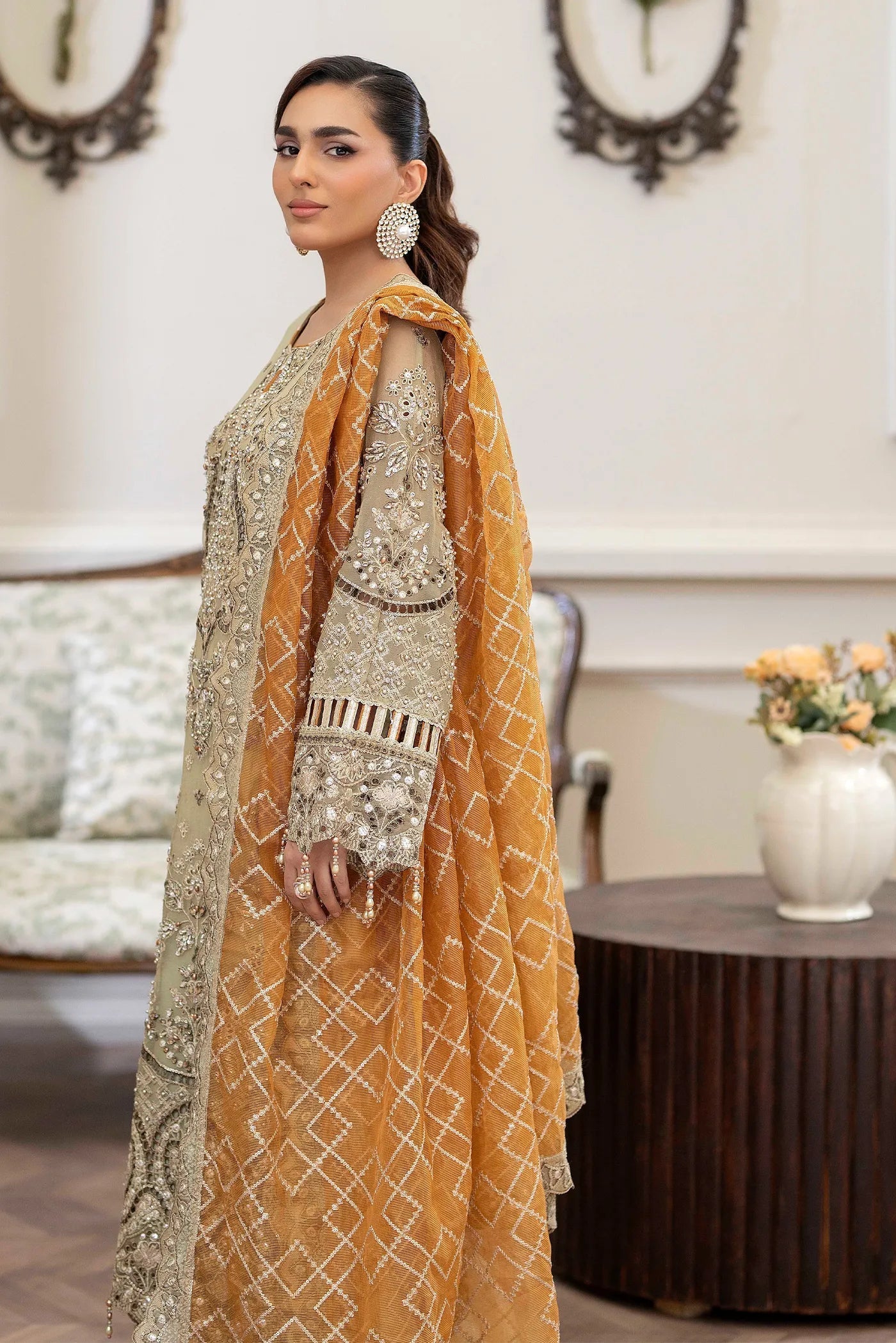Adans Libas | Saleeqa Chiffon 25 | SALEEQA 7518 - Pakistani Designer Dress - by Adans Libas - Type : Ladies Clothes - 100% Original at Saira Sultan