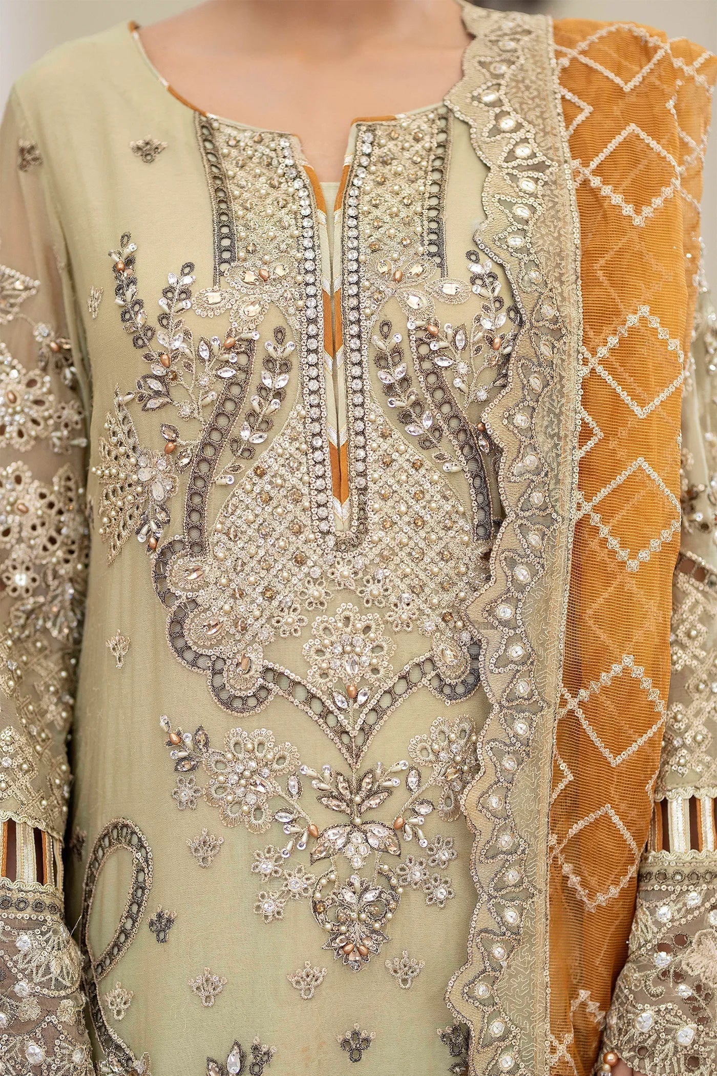 Adans Libas | Saleeqa Chiffon 25 | SALEEQA 7518 - Pakistani Designer Dress - by Adans Libas - Type : Ladies Clothes - 100% Original at Saira Sultan