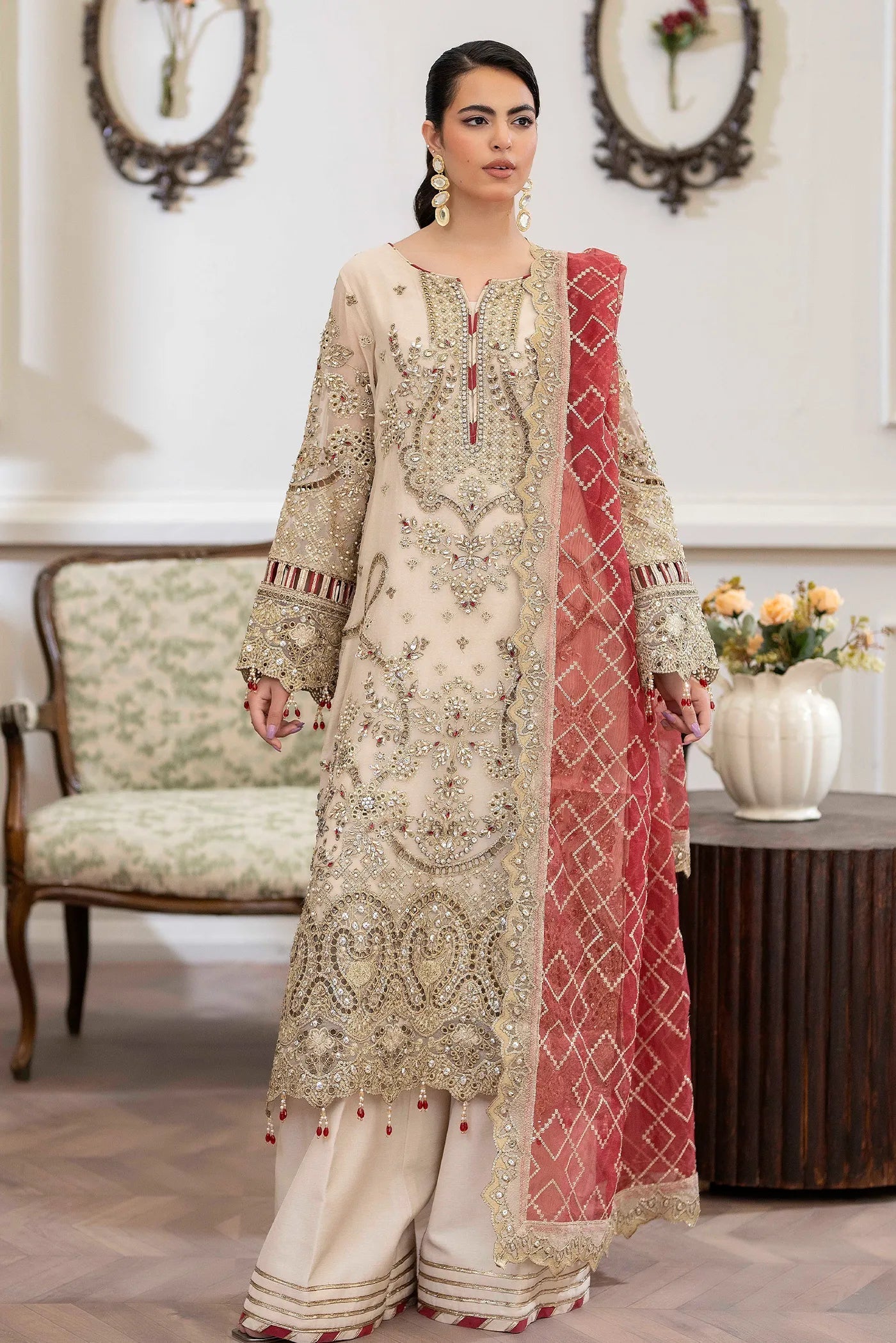 Adans Libas | Saleeqa Chiffon 25 | SALEEQA 7511 - Pakistani Designer Dress - by Adans Libas - Type : Ladies Clothes - 100% Original at Saira Sultan