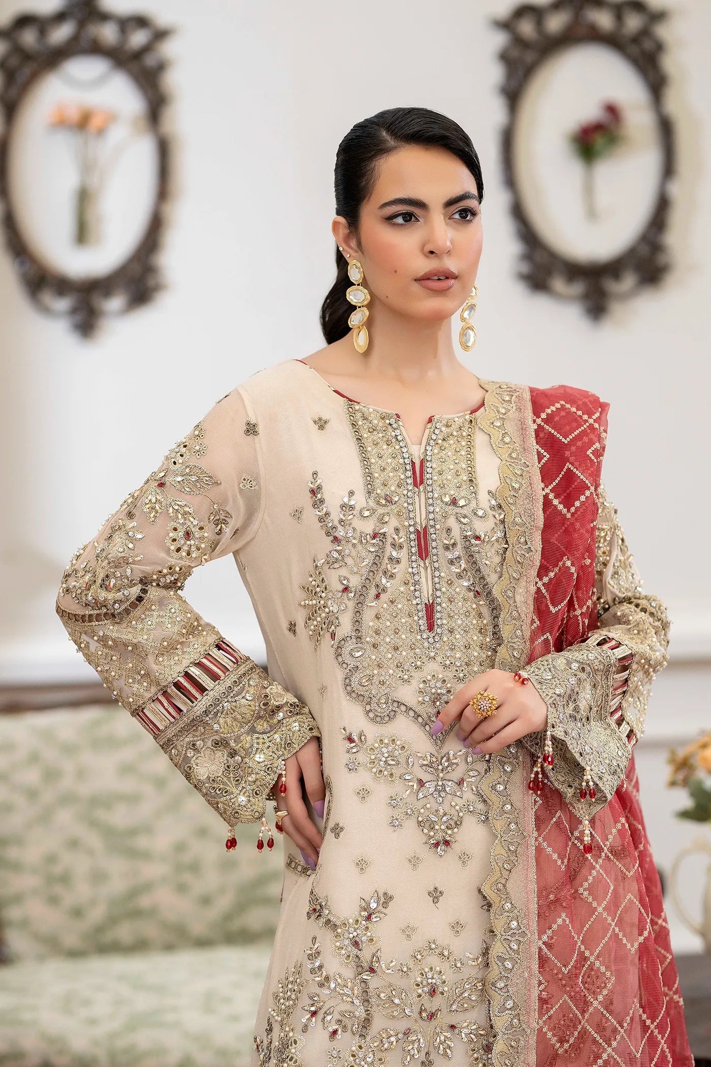 Adans Libas | Saleeqa Chiffon 25 | SALEEQA 7511 - Pakistani Designer Dress - by Adans Libas - Type : Ladies Clothes - 100% Original at Saira Sultan
