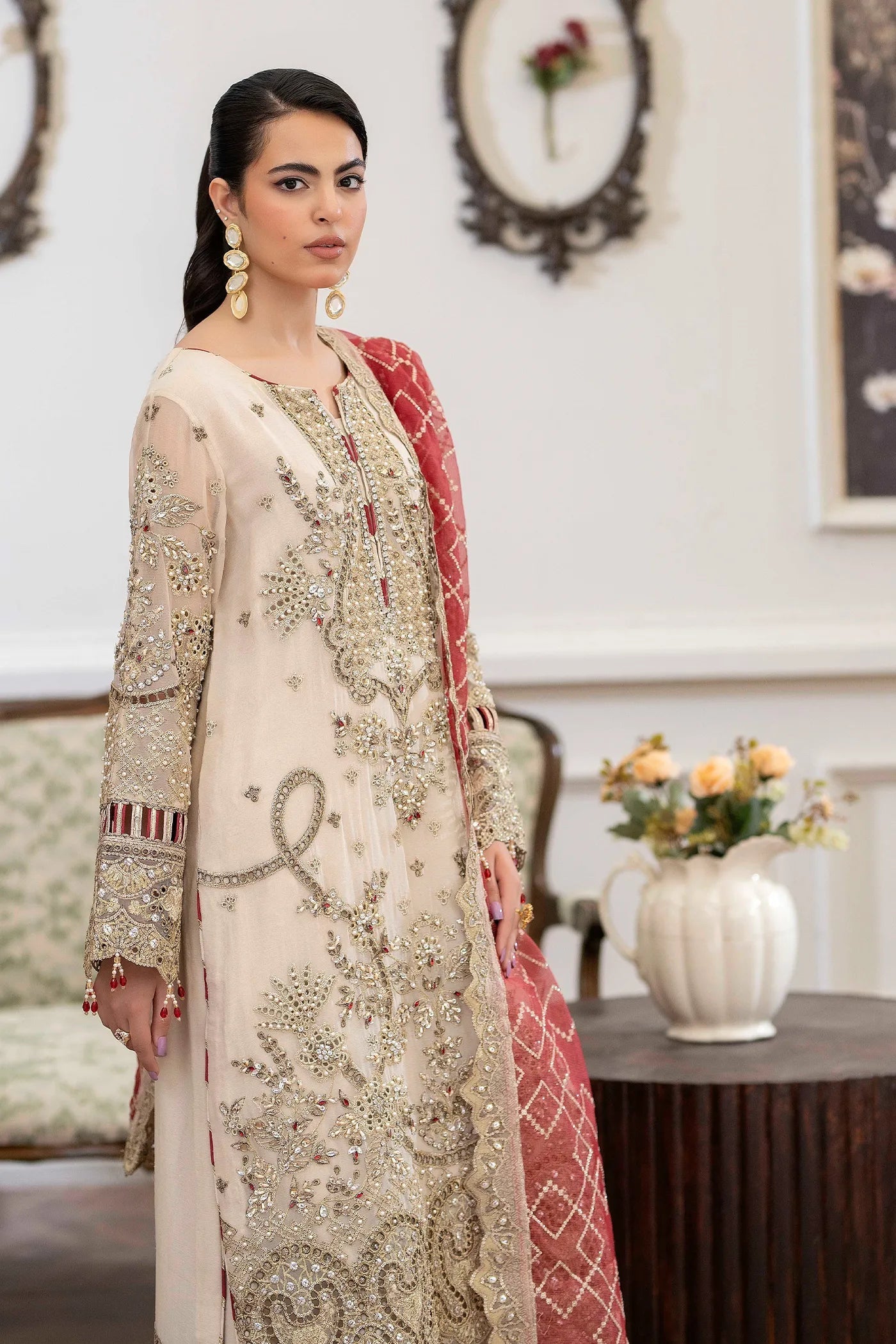 Adans Libas | Saleeqa Chiffon 25 | SALEEQA 7511 - Pakistani Designer Dress - by Adans Libas - Type : Ladies Clothes - 100% Original at Saira Sultan
