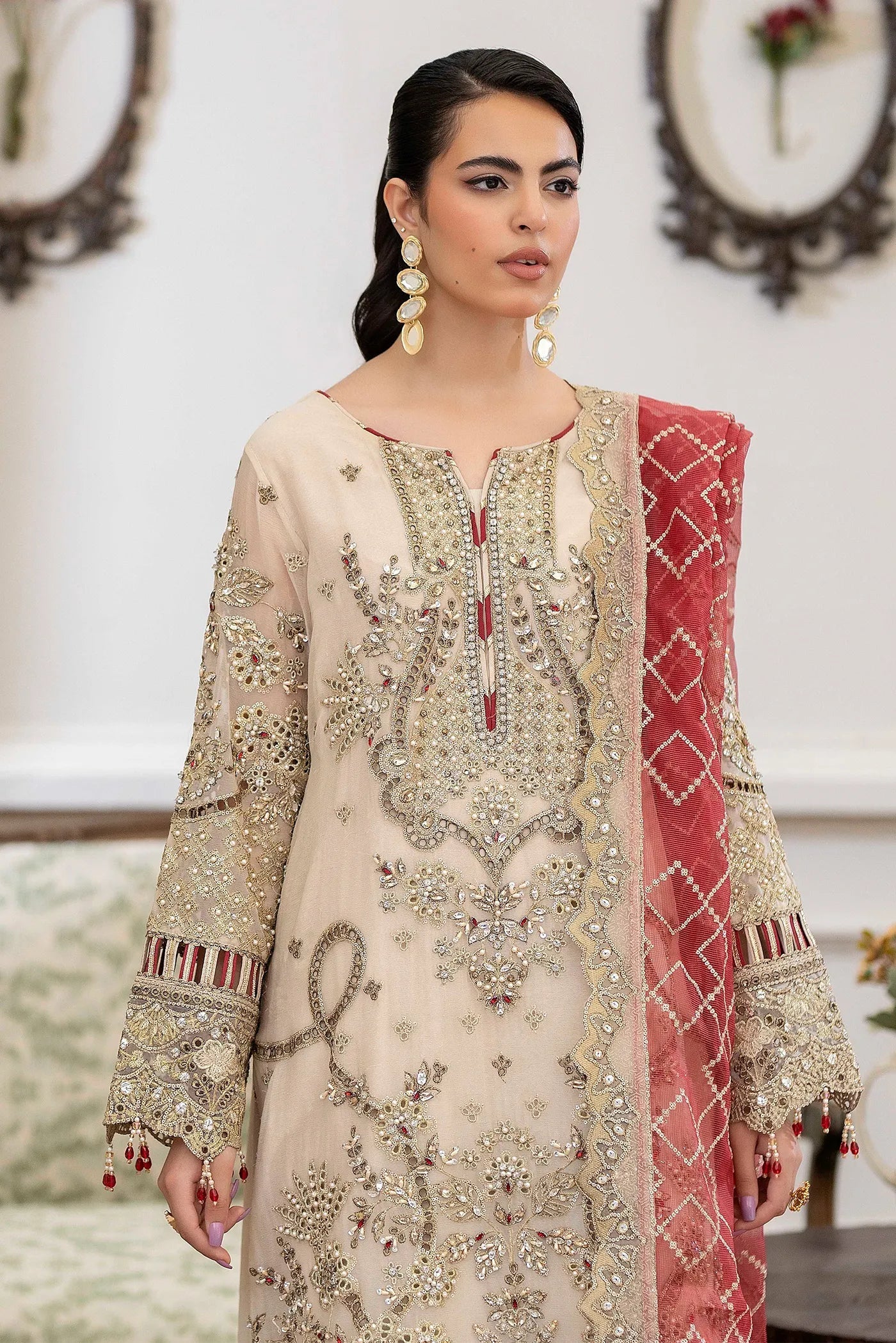 Adans Libas | Saleeqa Chiffon 25 | SALEEQA 7511 - Pakistani Designer Dress - by Adans Libas - Type : Ladies Clothes - 100% Original at Saira Sultan