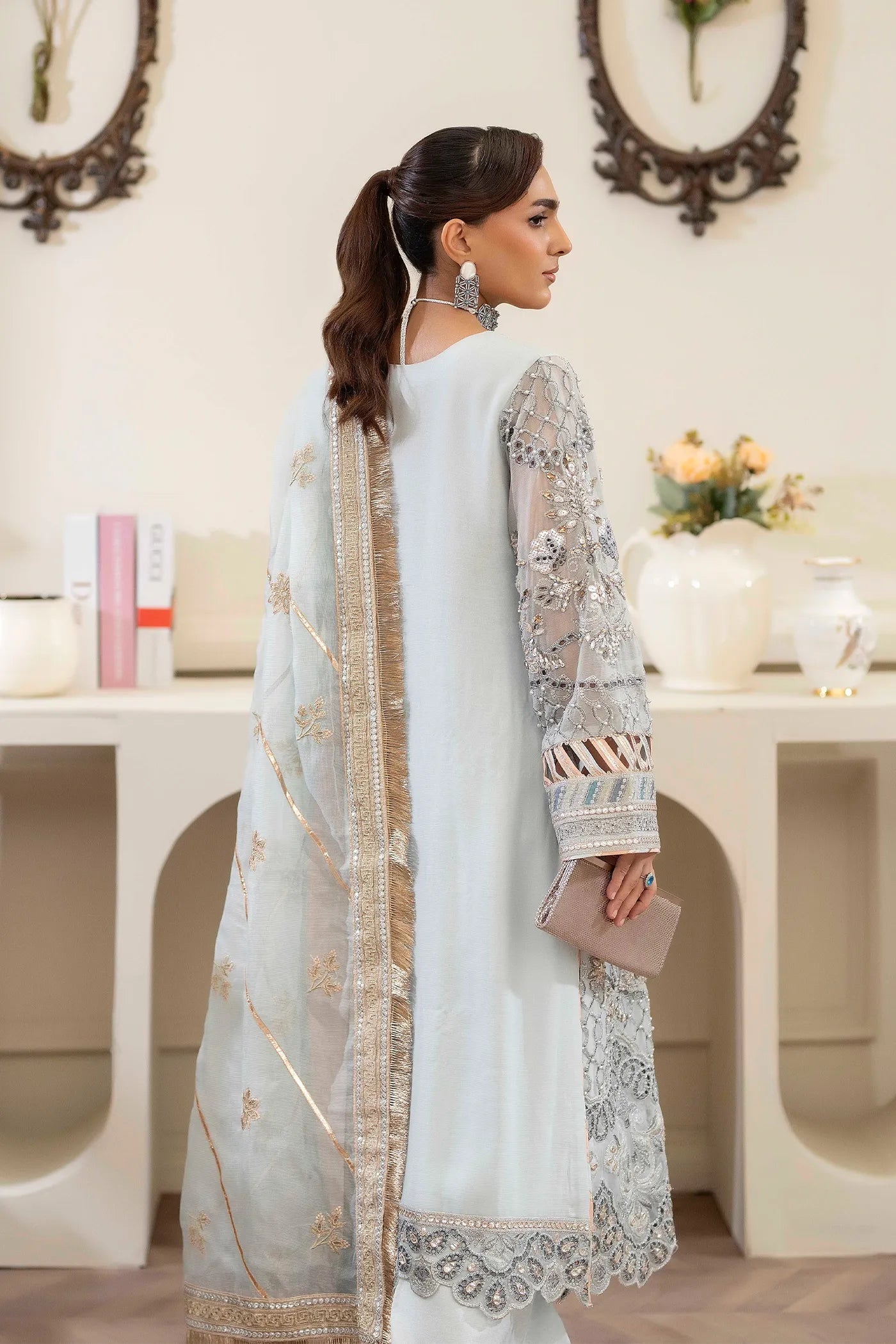 Adans Libas | Saleeqa Chiffon 25 |SALEEQA 7519 - Pakistani Designer Dress - by Adans Libas - Type : Ladies Clothes - 100% Original at Saira Sultan