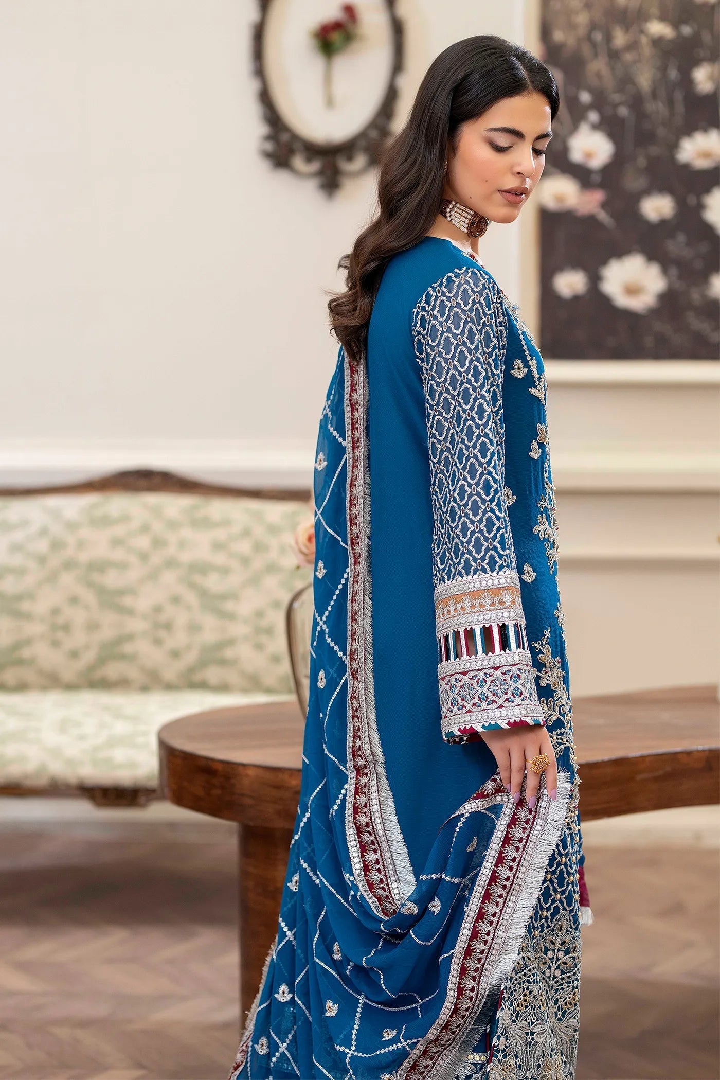Adans Libas | Saleeqa Chiffon 25 |SALEEQA 7515 - Pakistani Designer Dress - by Adans Libas - Type : Ladies Clothes - 100% Original at Saira Sultan