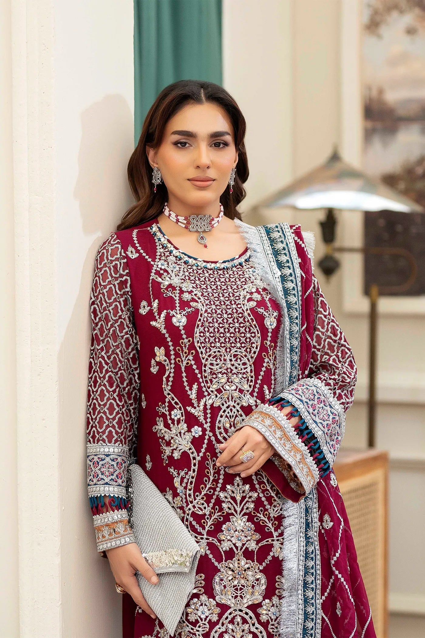 Adans Libas | Saleeqa Chiffon 25 | SALEEQA 7513 - Pakistani Designer Dress - by Adans Libas - Type : Ladies Clothes - 100% Original at Saira Sultan