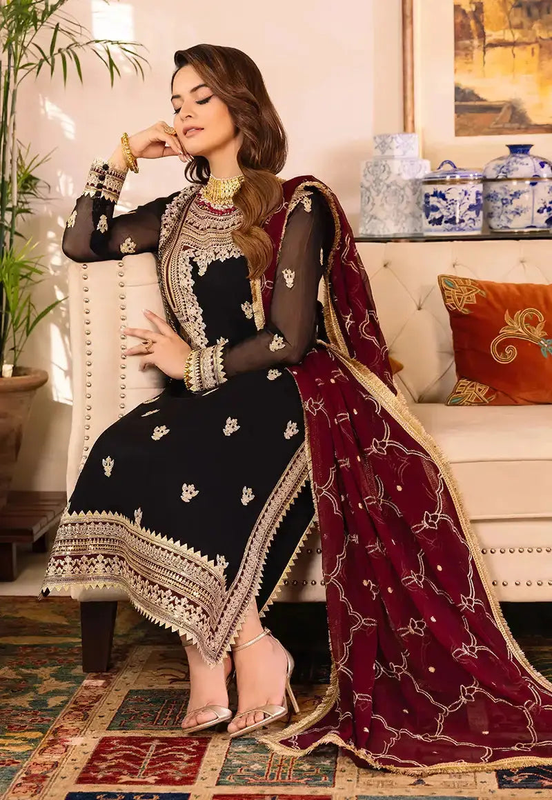 Asim Jofa | Maahru Noorie and Meerub | AJSM-37 - Pakistani Designer Dress - by Asim Jofa | Type: Formal - 100% Original at Saira Sultan