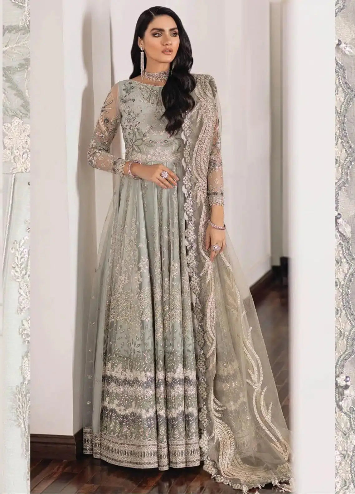 Baroque | Chantelle Embroidered | EC-03 - Pakistani Designer Dress - by Baroque | Type: Formal - 100% Original at Saira Sultan