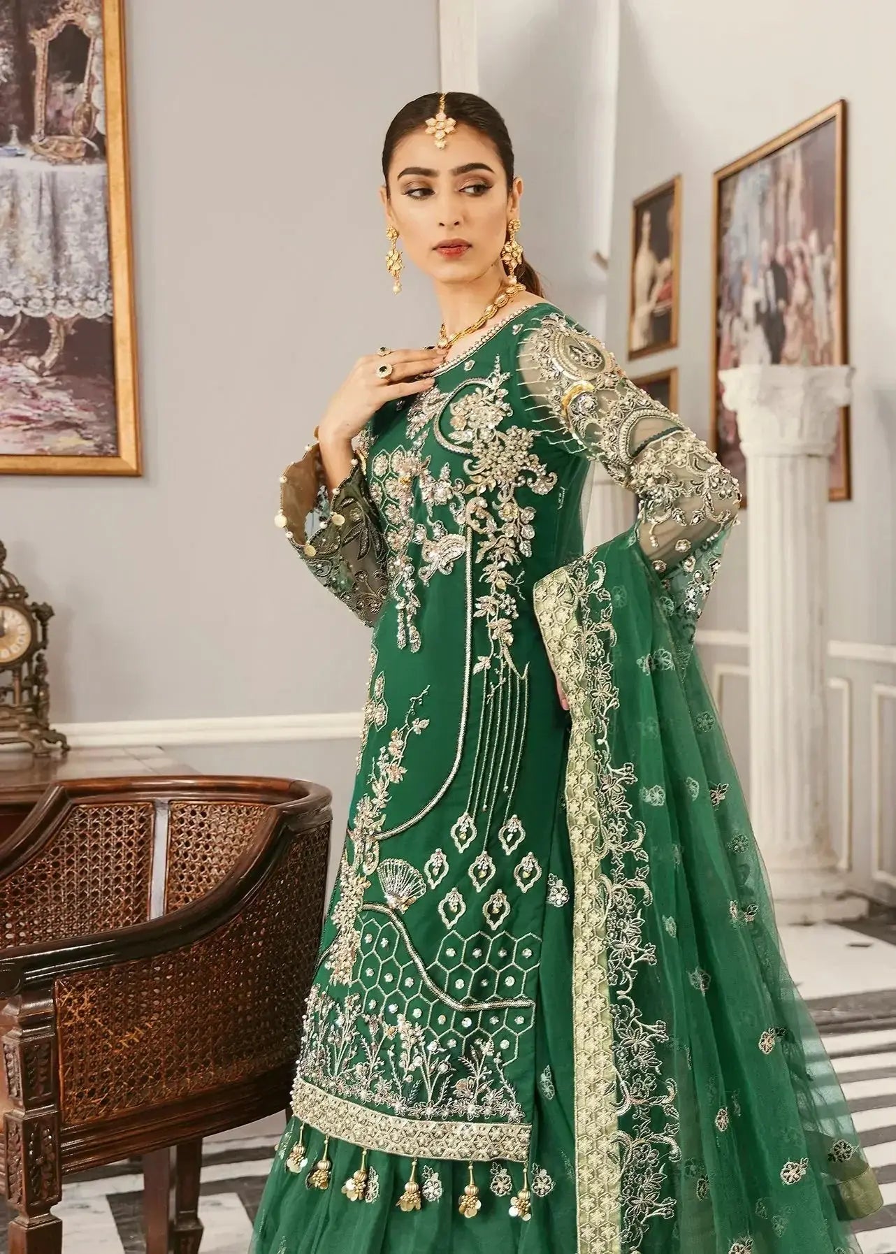 Akbar Aslam | Formal Collection 2021 | Anastasia - Pakistani Designer Dress - by Akbar Aslam | Type: Formal - 100% Original at Saira Sultan