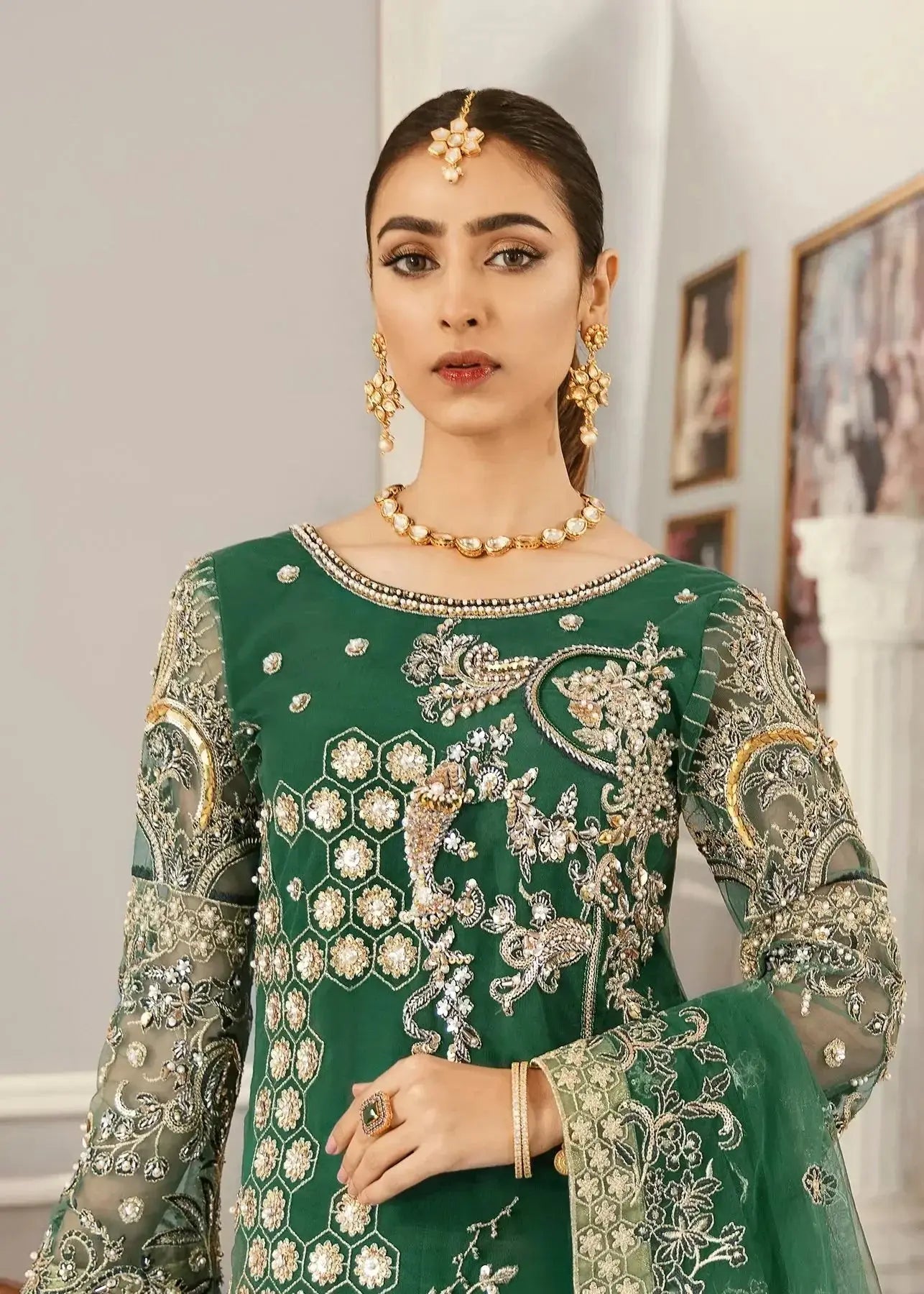 Akbar Aslam | Formal Collection 2021 | Anastasia - Pakistani Designer Dress - by Akbar Aslam | Type: Formal - 100% Original at Saira Sultan