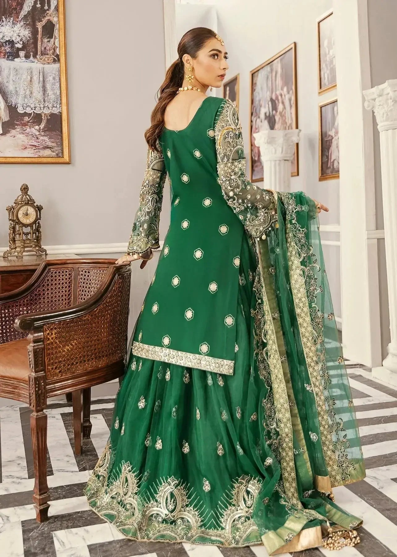 Akbar Aslam | Formal Collection 2021 | Anastasia - Pakistani Designer Dress - by Akbar Aslam | Type: Formal - 100% Original at Saira Sultan