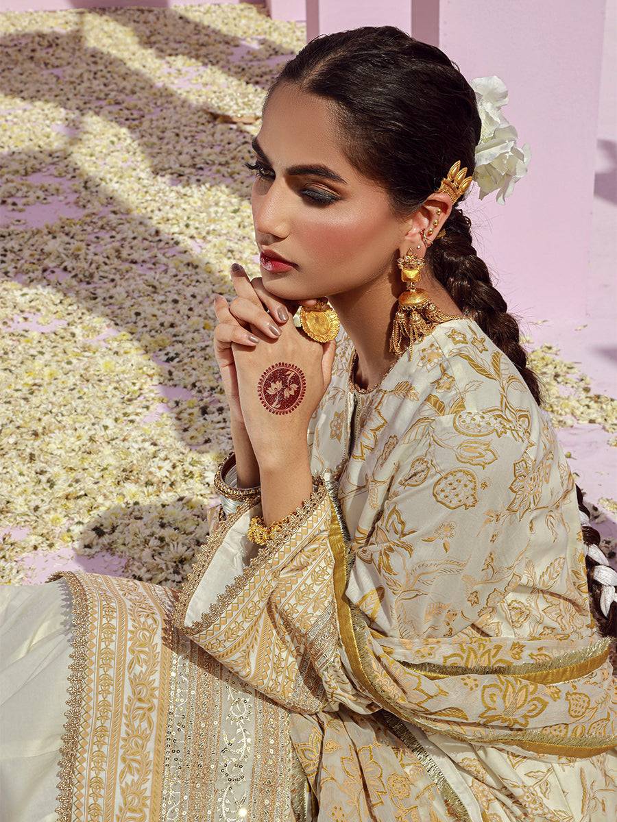 Salitex | Eid Edition | D28 - Pakistani Designer Dress - by Salitex | Type: Luxury - 100% Original at Saira Sultan