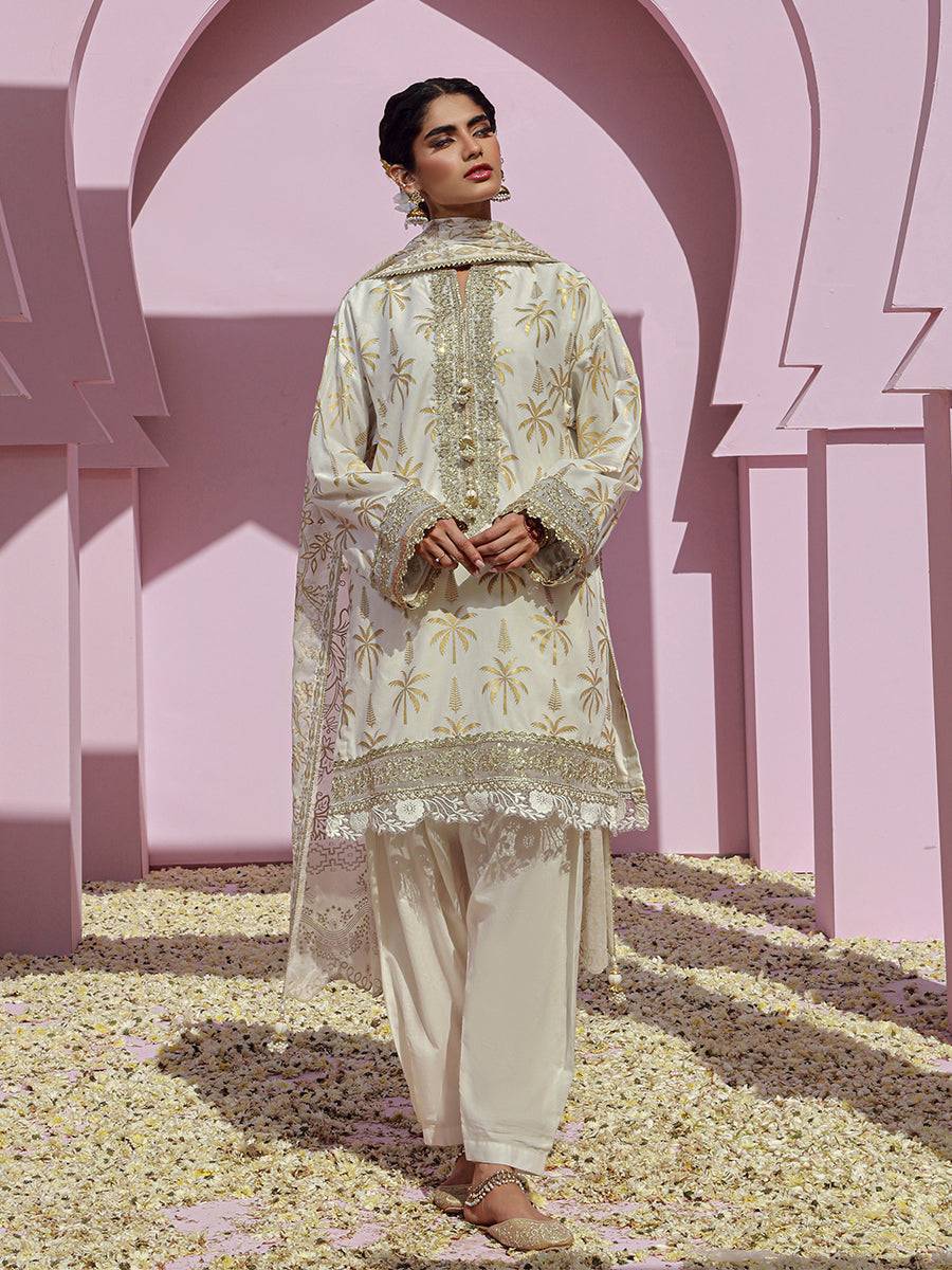 Salitex | Eid Edition | D34 - Pakistani Designer Dress - by Salitex | Type: Luxury - 100% Original at Saira Sultan