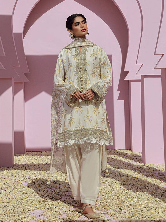 Salitex | Eid Edition | D34 - Pakistani Designer Dress - by Salitex | Type: Luxury - 100% Original at Saira Sultan