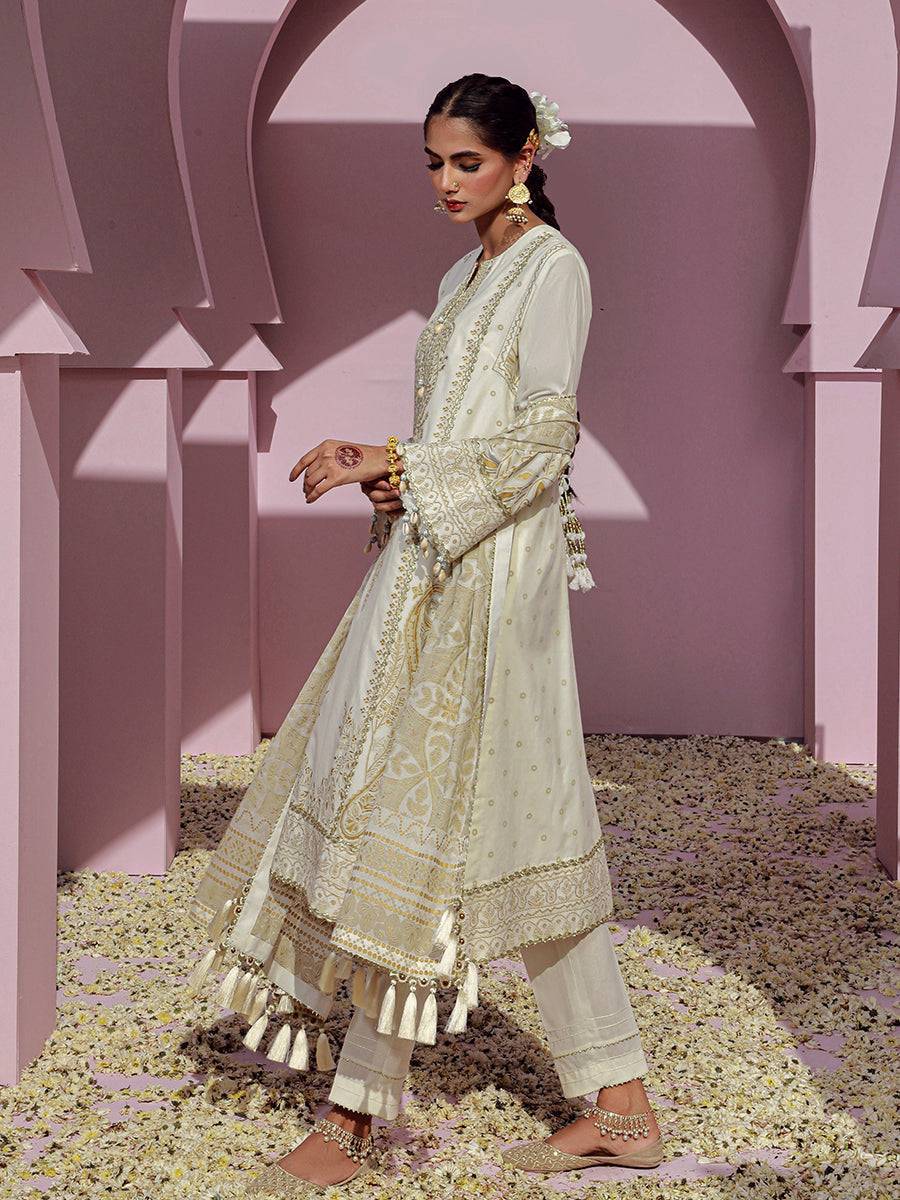 Salitex | Eid Edition | D32 - Pakistani Designer Dress - by Salitex | Type: Luxury - 100% Original at Saira Sultan