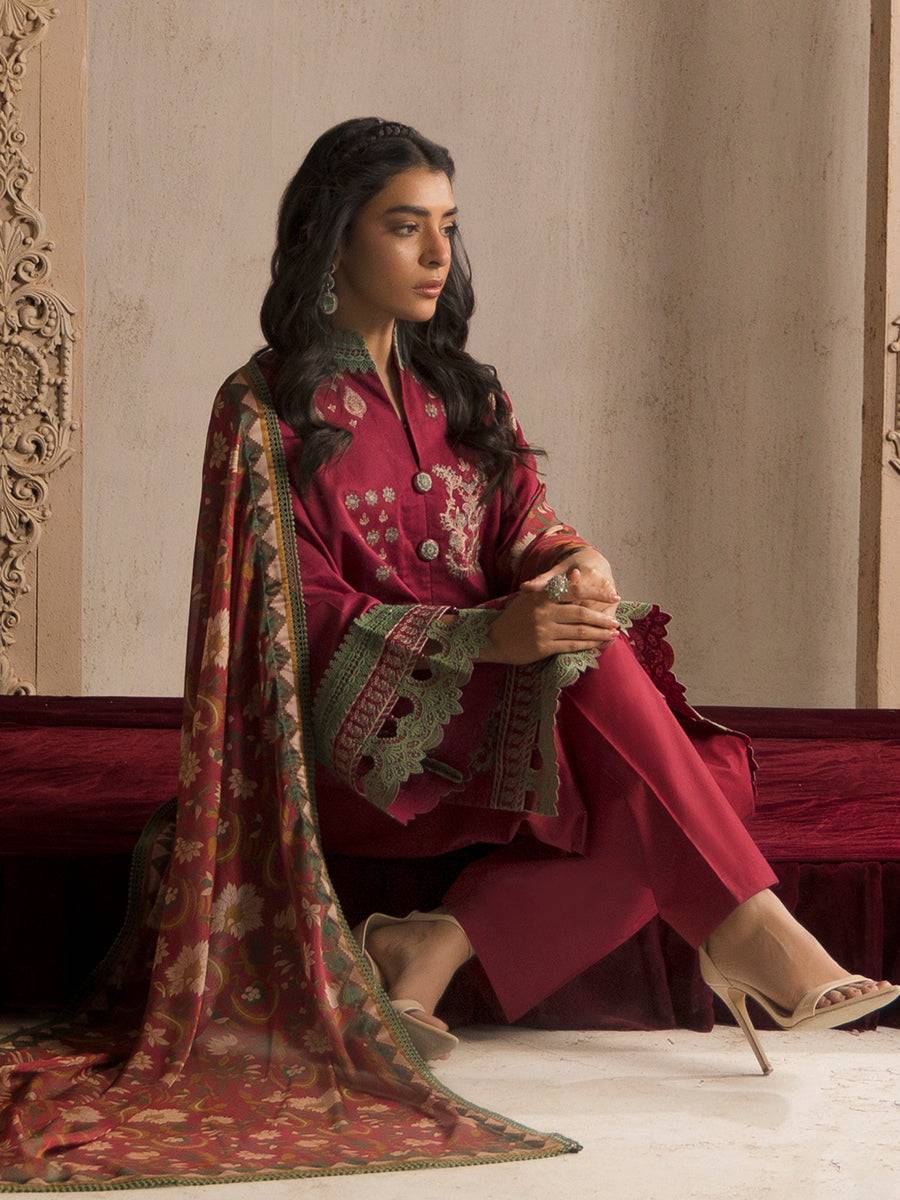 Salitex | Eid Edition | D02 - Pakistani Designer Dress - by Salitex | Type: Luxury - 100% Original at Saira Sultan