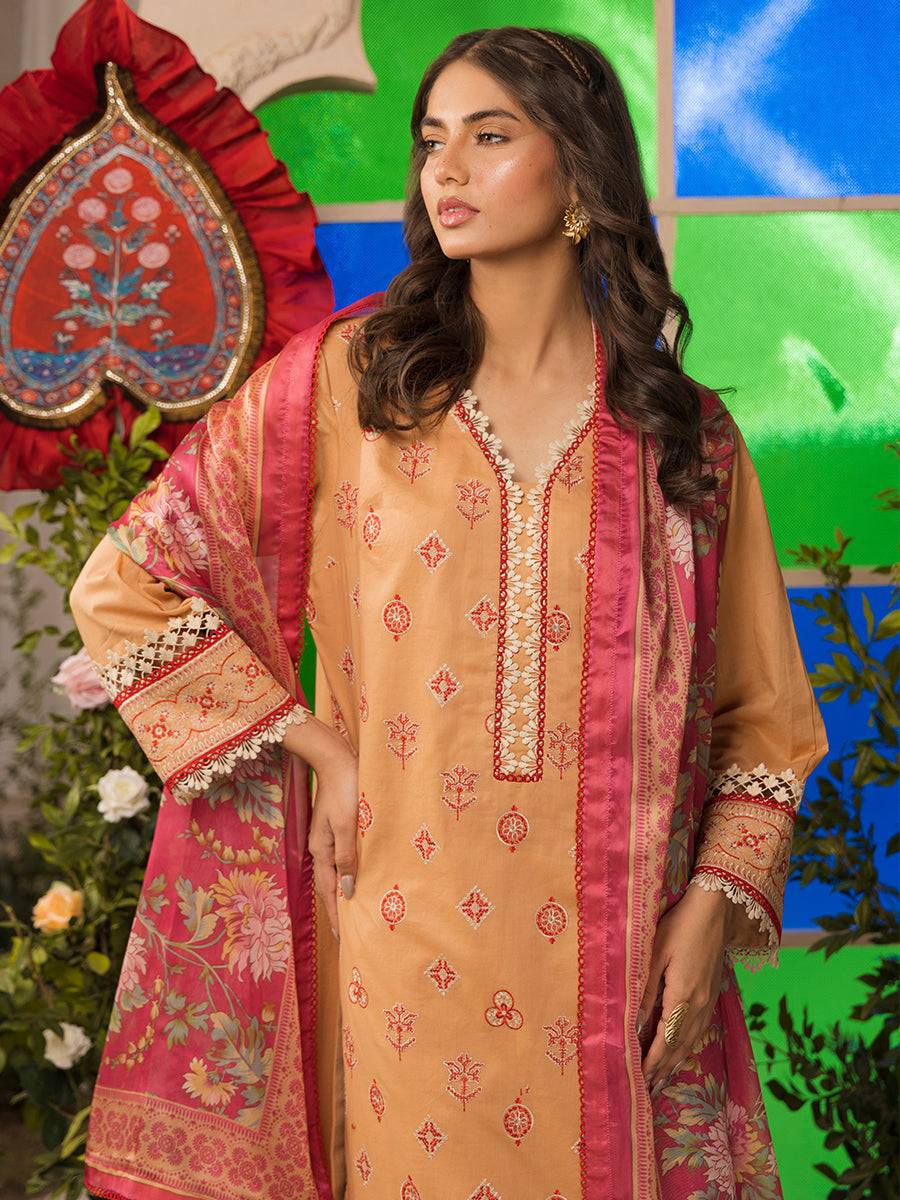 Salitex | Eid Edition | D19 - Pakistani Designer Dress - by Salitex | Type: Luxury - 100% Original at Saira Sultan