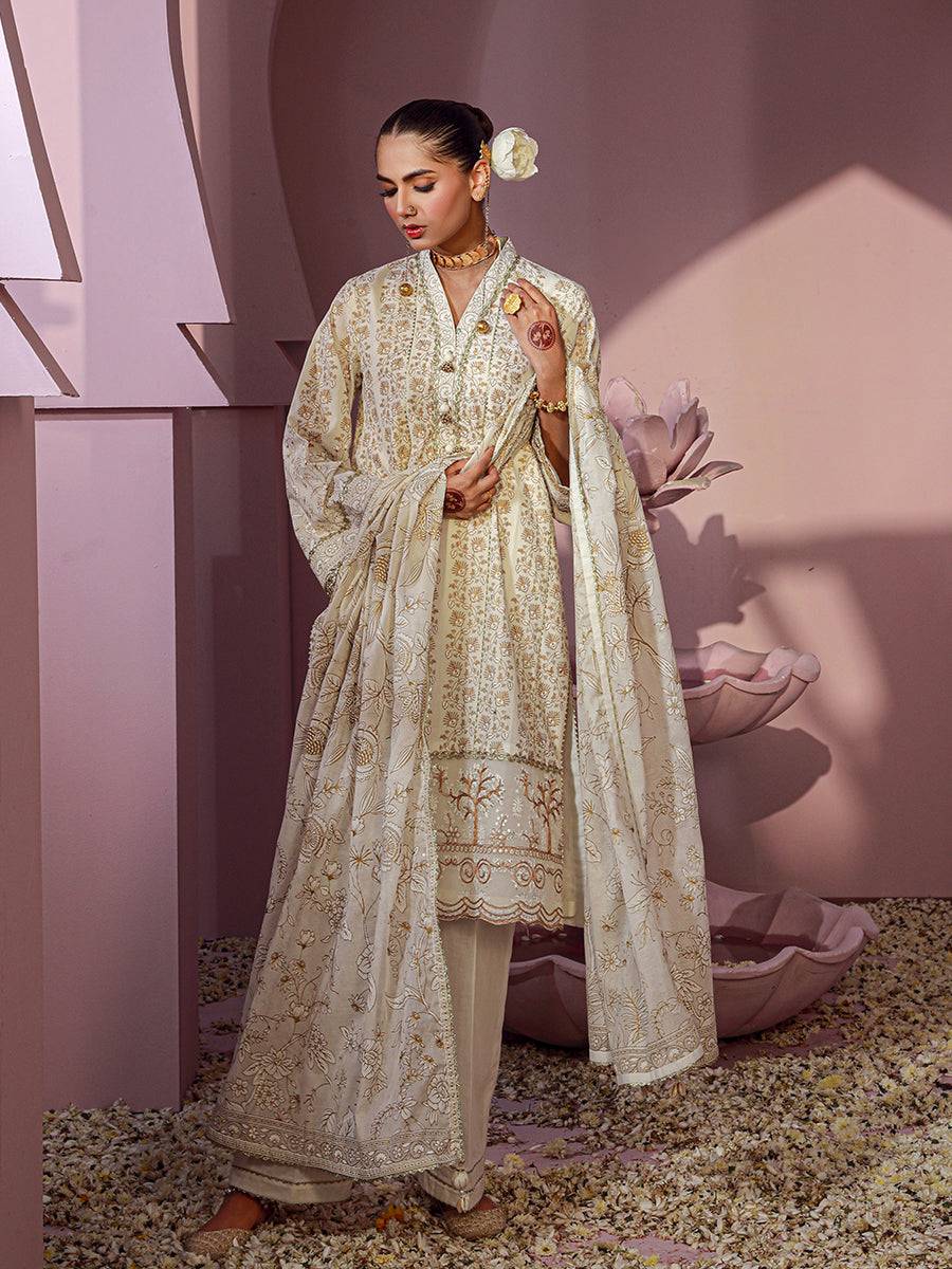 Salitex | Eid Edition | D26 - Pakistani Designer Dress - by Salitex | Type: Luxury - 100% Original at Saira Sultan