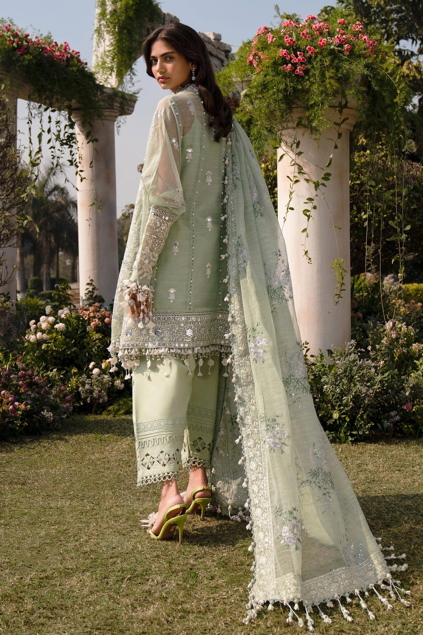 Sana Safinaz | Luxury Collection 24 | L241-006B-3CV - Pakistani Designer Dress - by Sana Safinaz | Type: Luxury - 100% Original at Saira Sultan