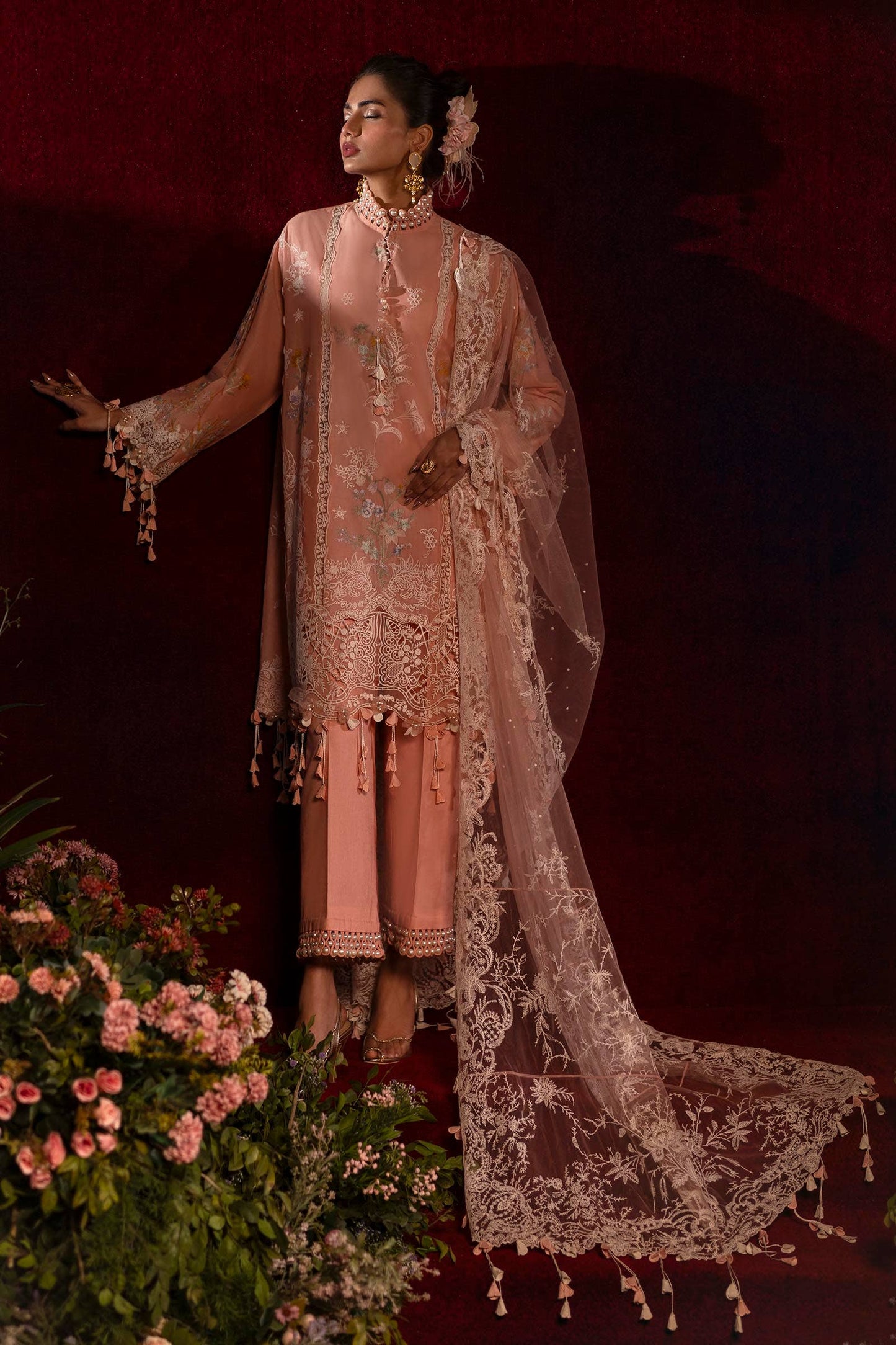 Sana Safinaz | Luxury Collection 24 | L241-007A-3CT - Pakistani Designer Dress - by Sana Safinaz | Type: Luxury - 100% Original at Saira Sultan