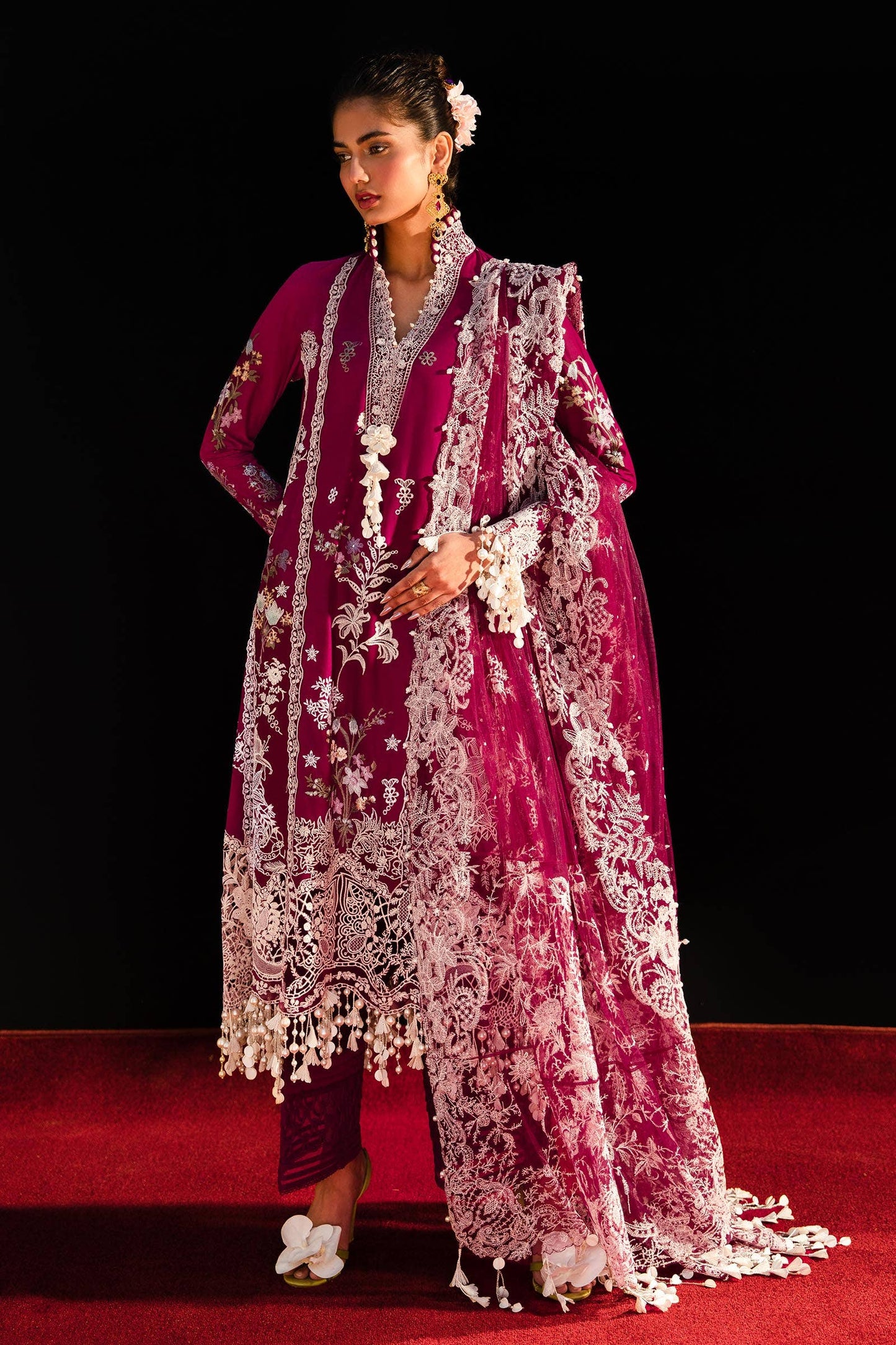 Sana Safinaz | Luxury Collection 24 | L241-007B-3CT - Pakistani Designer Dress - by Sana Safinaz | Type: Luxury - 100% Original at Saira Sultan