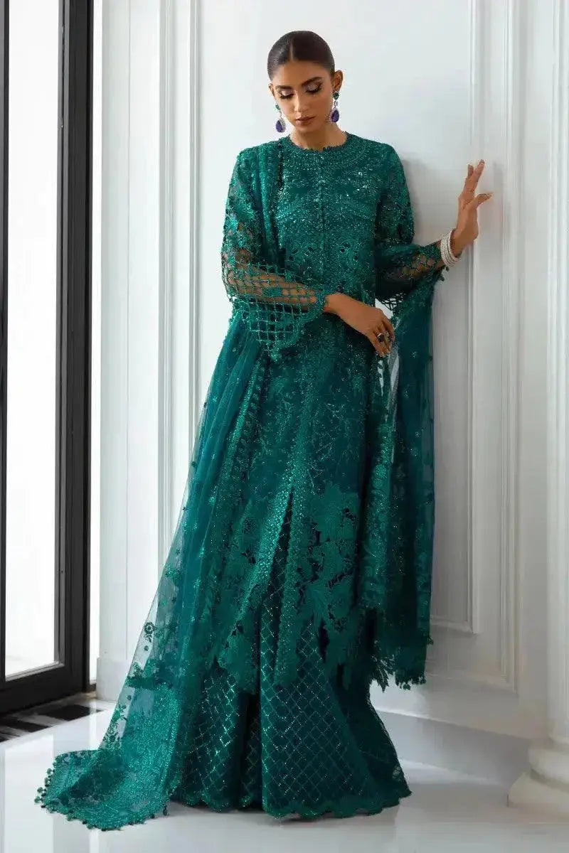 Sana Safinaz | Nura Festive 2023 | N232-005-CT - Pakistani Designer Dress - by Sana Safinaz | Type: Bridal - 100% Original at Saira Sultan
