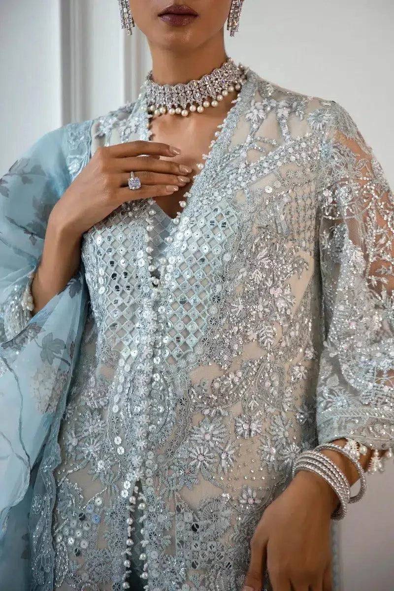 Sana Safinaz | Nura Festive 2023 | N232-006-CH - Pakistani Designer Dress - by Sana Safinaz | Type: Bridal - 100% Original at Saira Sultan