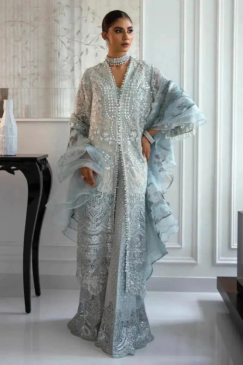 Sana Safinaz | Nura Festive 2023 | N232-006-CH - Pakistani Designer Dress - by Sana Safinaz | Type: Bridal - 100% Original at Saira Sultan