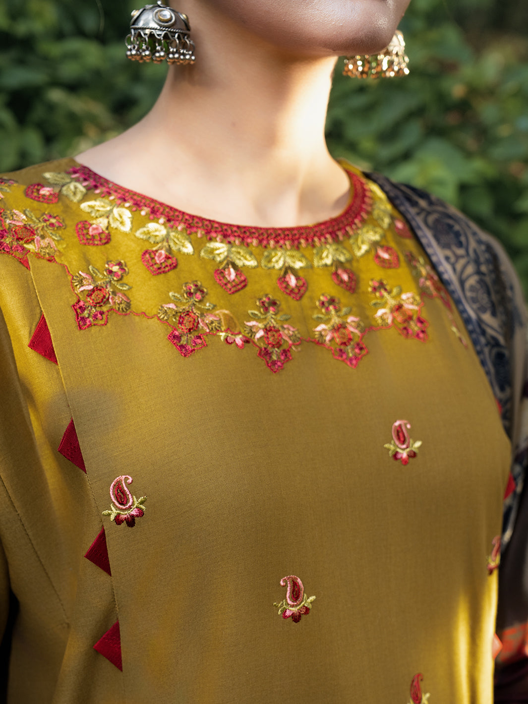 Hemstitch | The Garden Lawn | Sandalwood - Pakistani Designer Dress - by Hemstitch - Type : Ladies Clothes - 100% Original at Saira Sultan