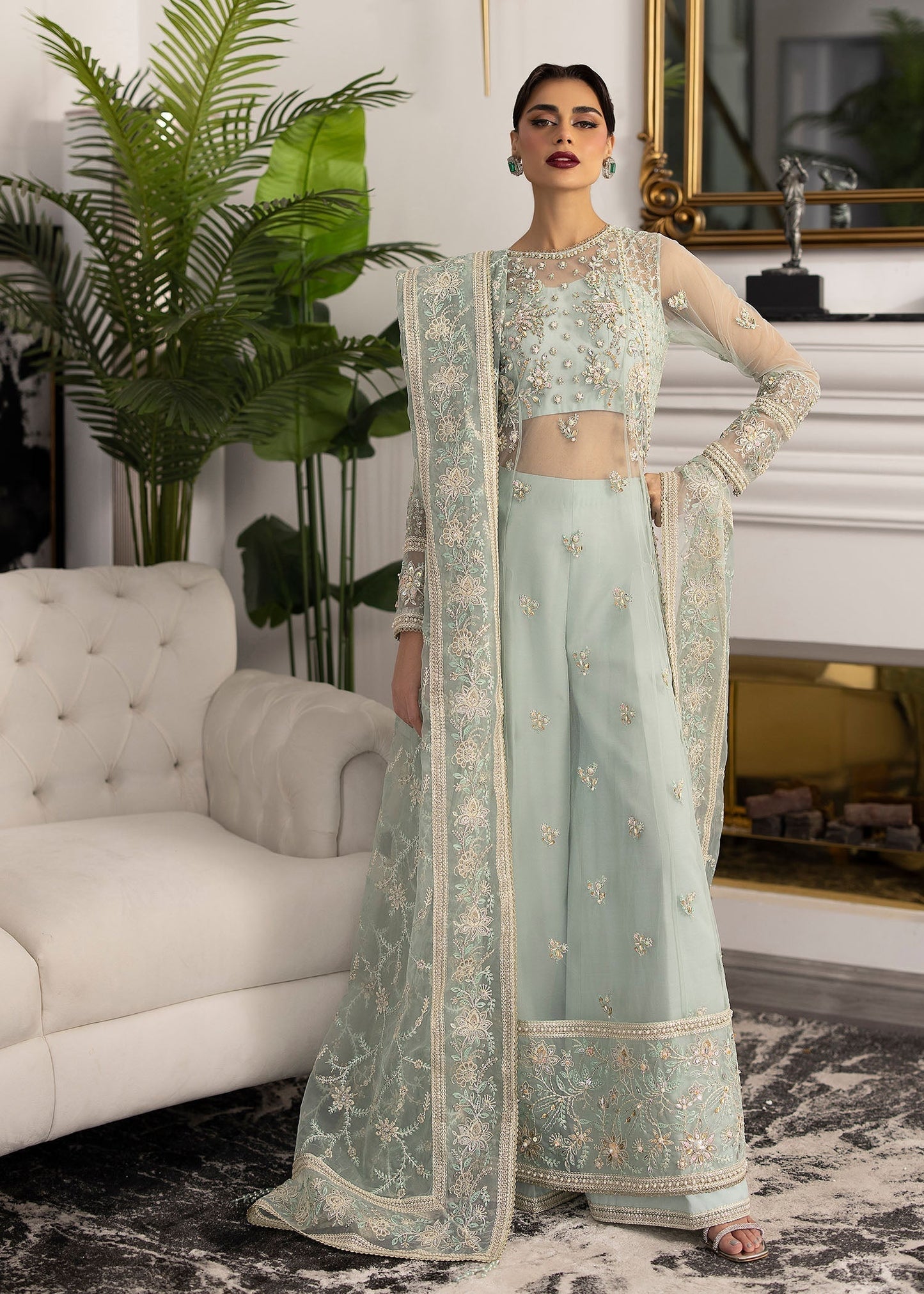Sardinia | La More 24 | Ocean Mist - Pakistani Designer Dress - by Sardinia | Type: Ladies Clothes - 100% Original at Saira Sultan