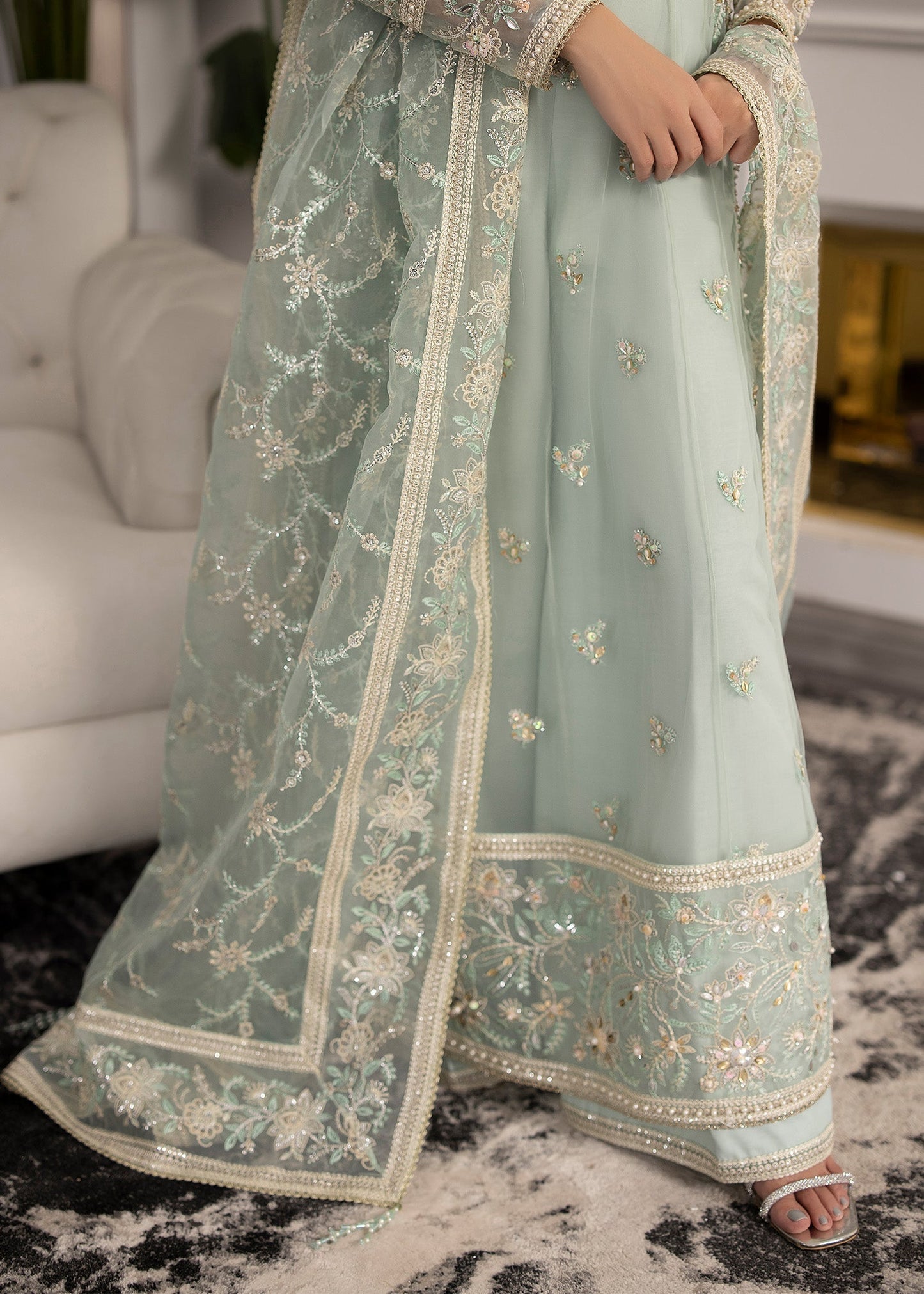 Sardinia | La More 24 | Ocean Mist - Pakistani Designer Dress - by Sardinia | Type: Ladies Clothes - 100% Original at Saira Sultan