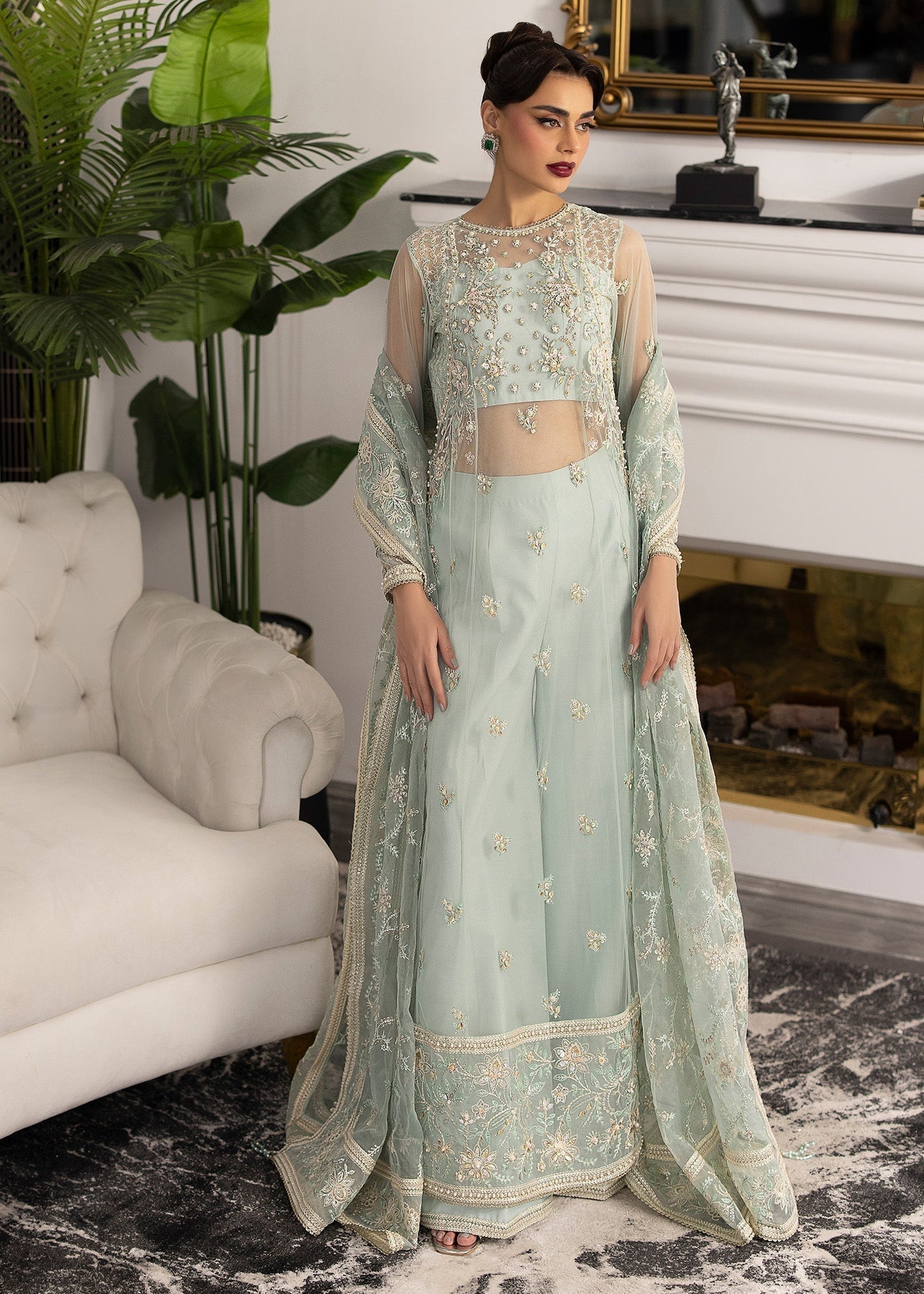 Sardinia | La More 24 | Ocean Mist - Pakistani Designer Dress - by Sardinia | Type: Ladies Clothes - 100% Original at Saira Sultan