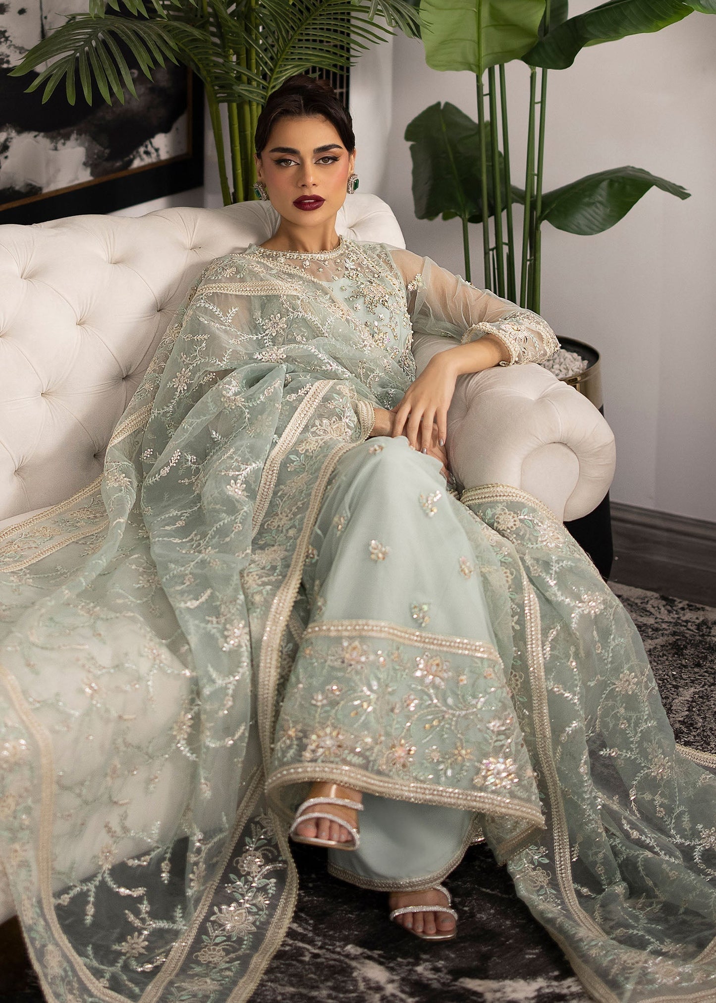 Sardinia | La More 24 | Ocean Mist - Pakistani Designer Dress - by Sardinia | Type: Ladies Clothes - 100% Original at Saira Sultan