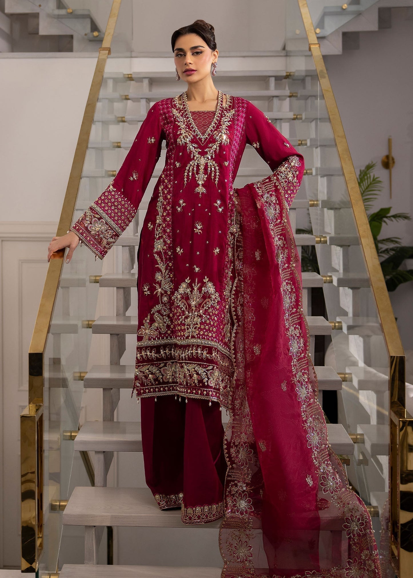Sardinia | La More 24 | Scarlet dream - Pakistani Designer Dress - by Sardinia | Type: Ladies Clothes - 100% Original at Saira Sultan