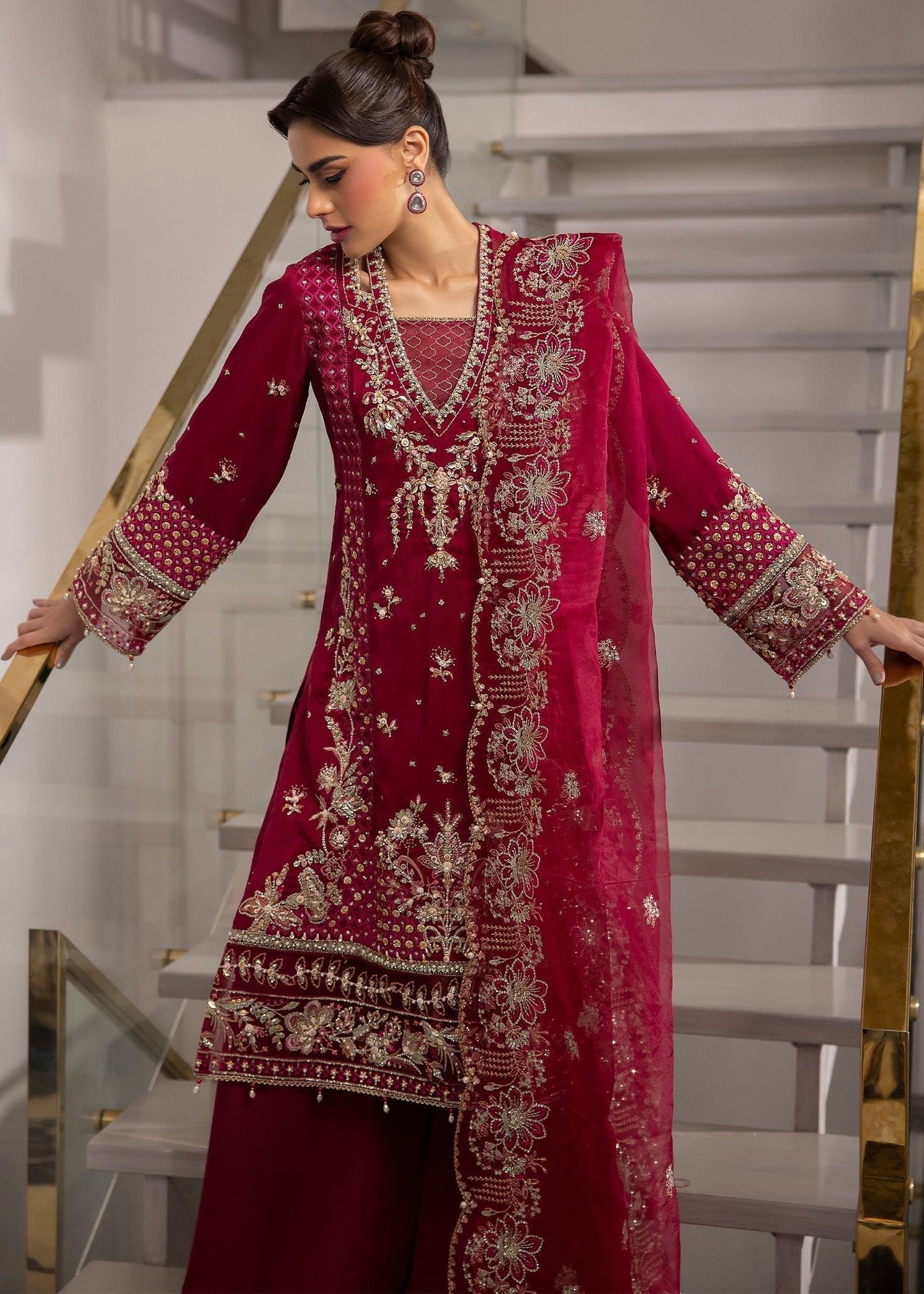 Sardinia | La More 24 | Scarlet dream - Pakistani Designer Dress - by Sardinia | Type: Ladies Clothes - 100% Original at Saira Sultan