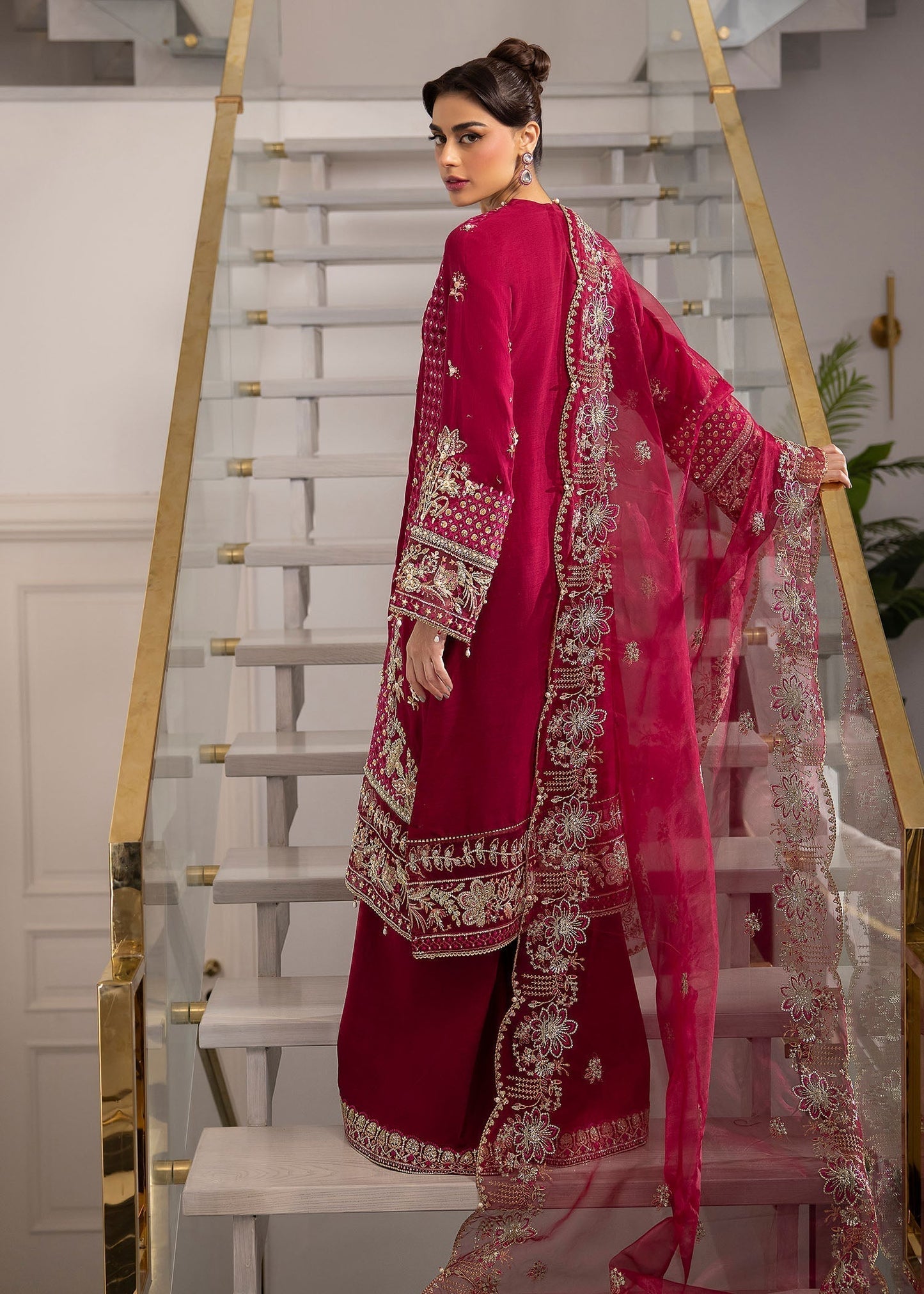 Sardinia | La More 24 | Scarlet dream - Pakistani Designer Dress - by Sardinia | Type: Ladies Clothes - 100% Original at Saira Sultan