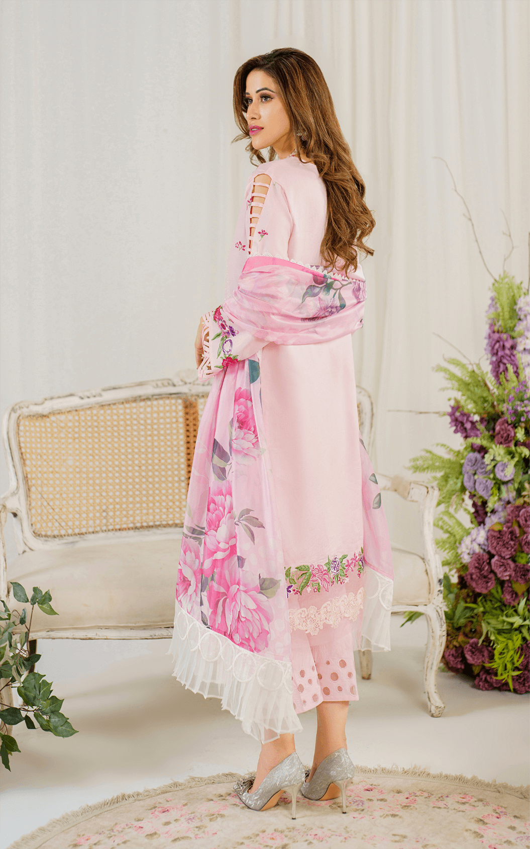 Asifa and Nabeel | Pretty in Pink Limited Edition | Sedum (PP-9) - Pakistani Designer Dress - by Asifa and Nabeel | Type: Luxury - 100% Original at Saira Sultan