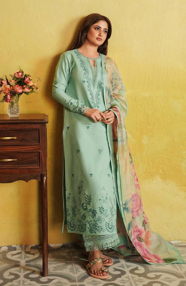 Seran | Afsanah Lawn 24 | Mushk - Pakistani Designer Dress - by Seran | Type: Luxury - 100% Original at Saira Sultan