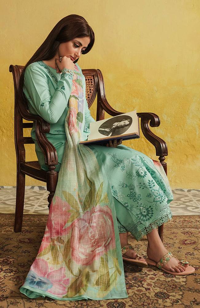 Seran | Afsanah Lawn 24 | Mushk - Pakistani Designer Dress - by Seran | Type: Luxury - 100% Original at Saira Sultan