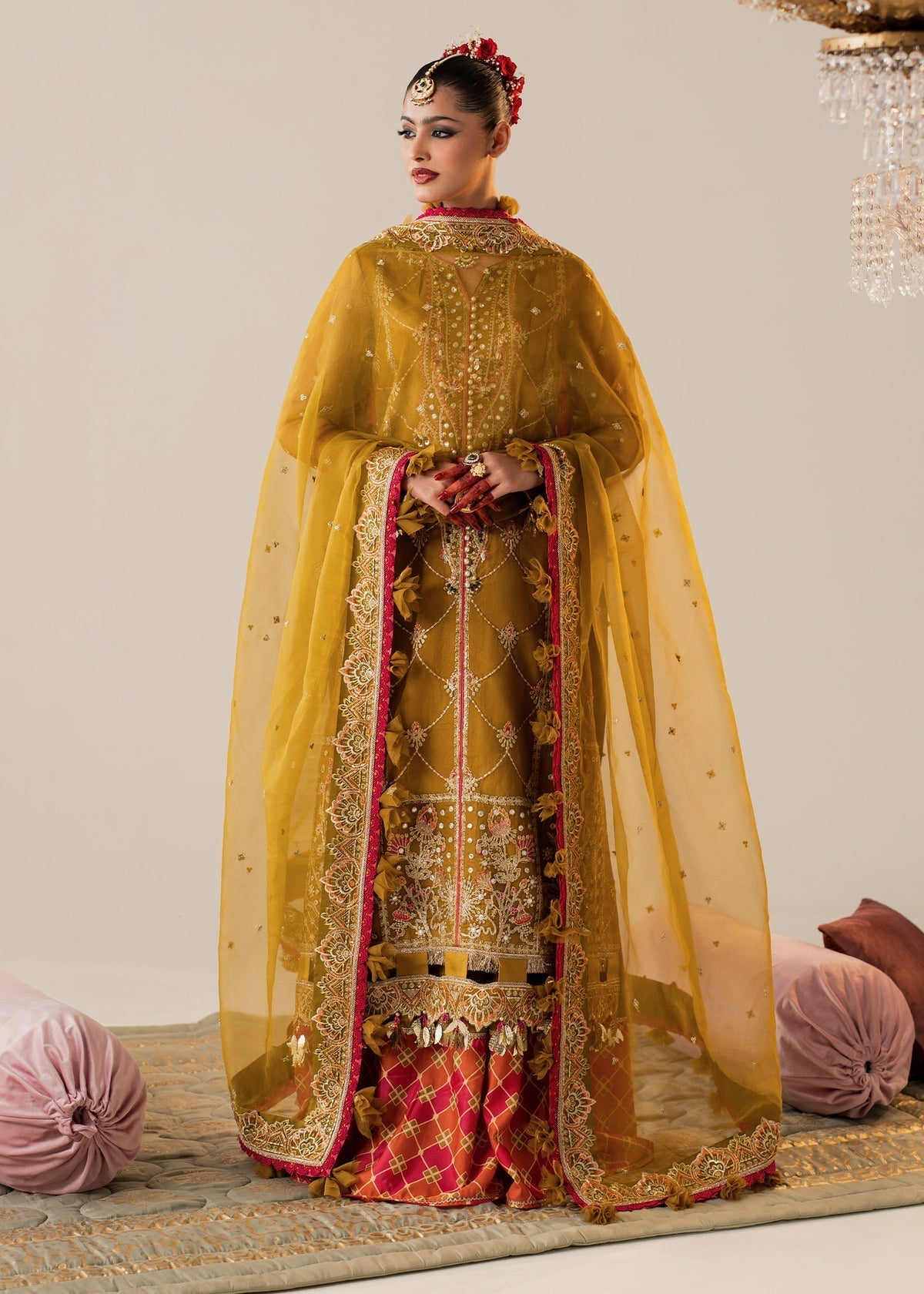 Shurooq | Zara Edit 24 | Keyseria XS mendhi Organza