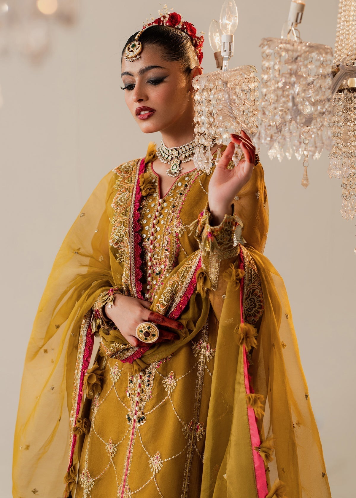 Shurooq | Zara Edit 24 | Keyseria L mendhi Organza
