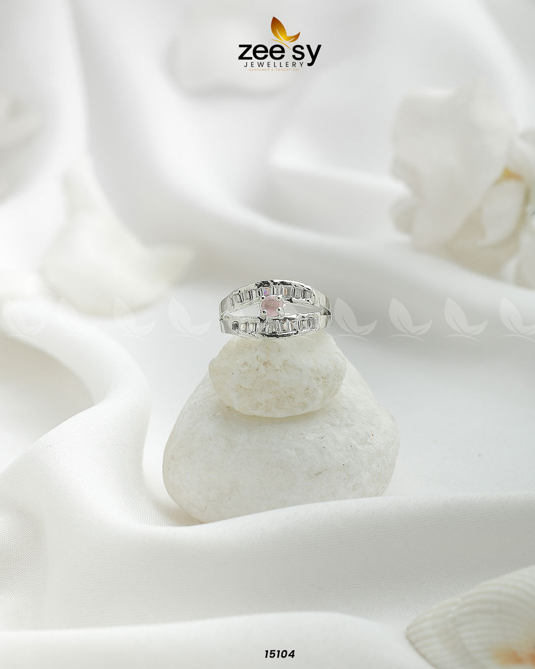 Mirage Ring Silver Pink