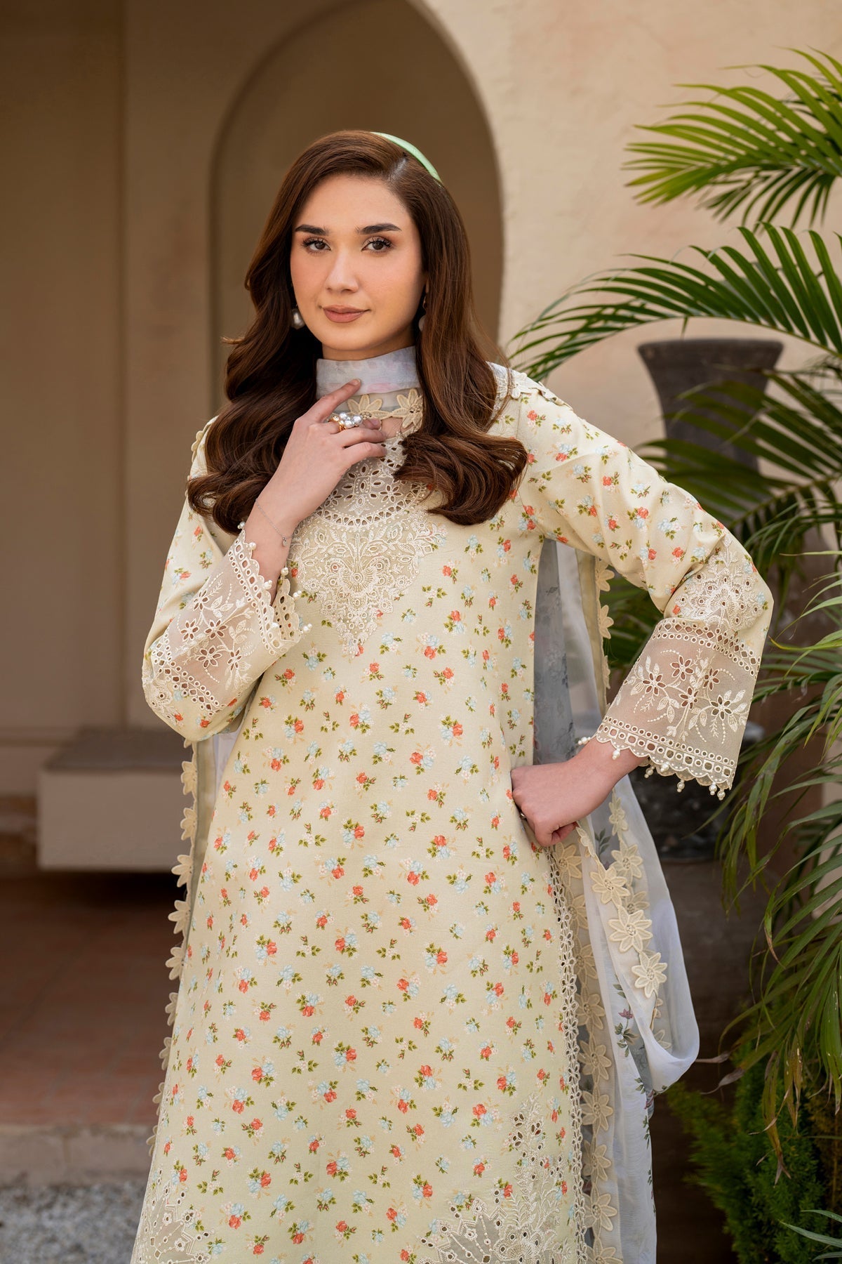 Alizeh | Levana Lawn | Solara M Ivory Lawn