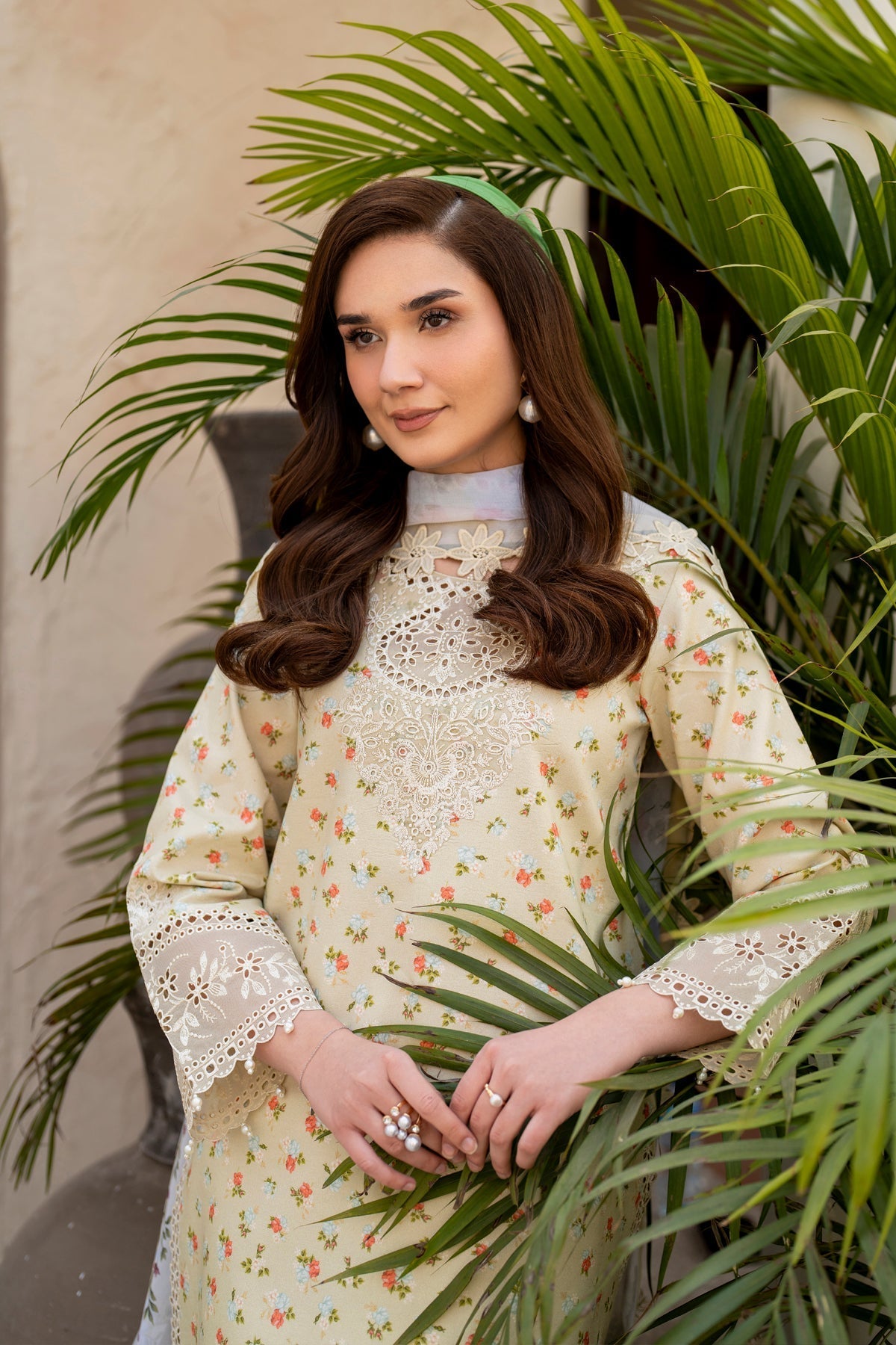 Alizeh | Levana Lawn | Solara L Ivory Lawn