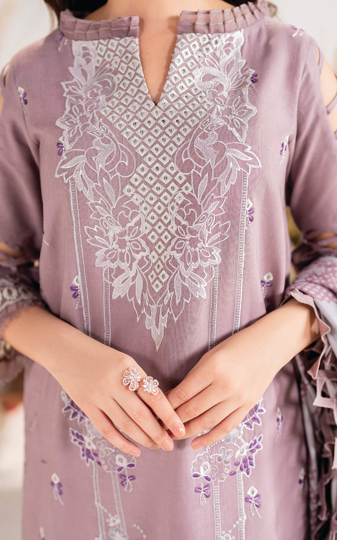 Asifa and Nabeel | Winter Meraki 24 | Sombre-MW-04 - Pakistani Designer Dress - by Asifa and Nabeel | Type: Ladies Clothes - 100% Original at Saira Sultan