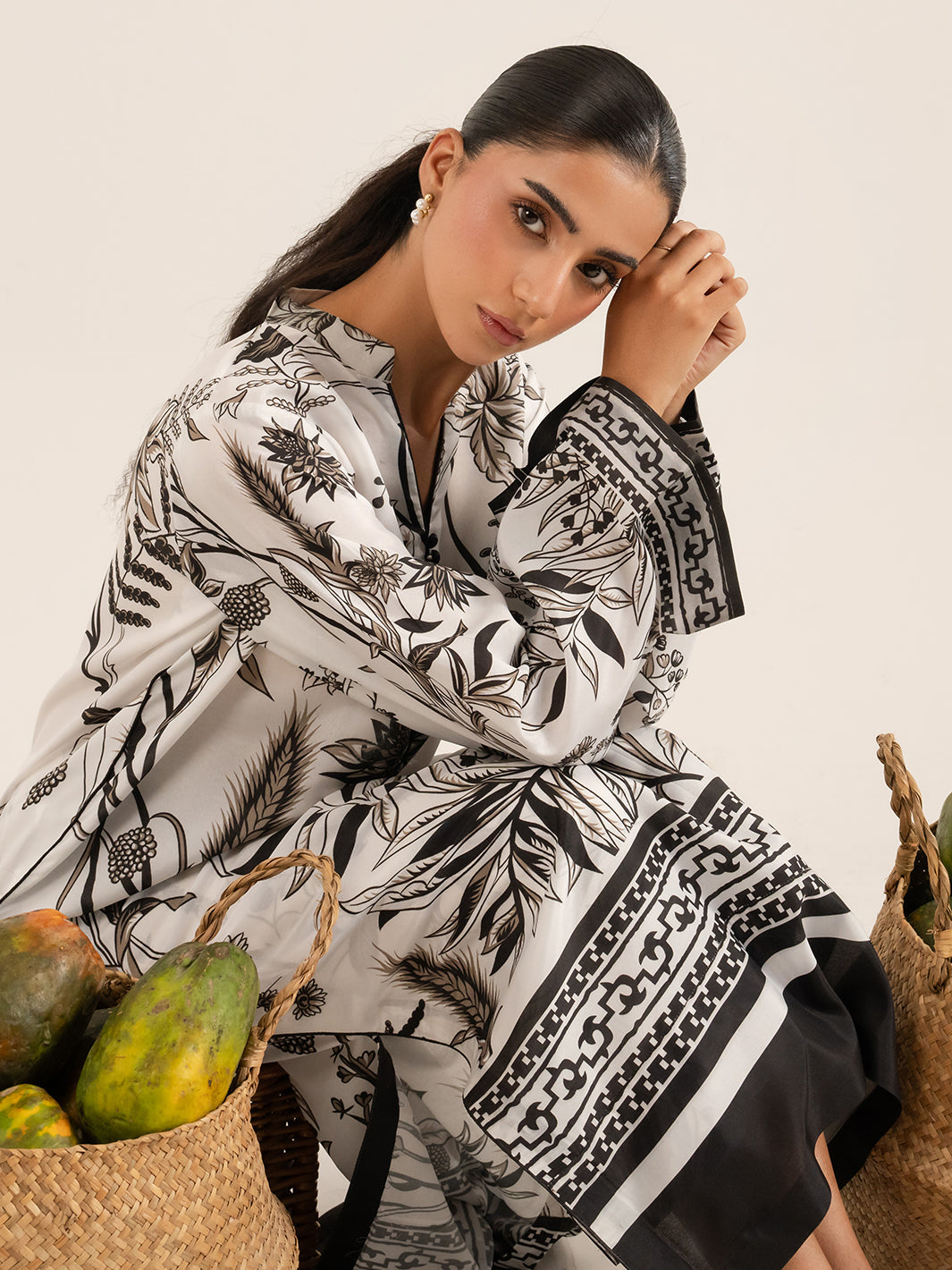 IZEL | Sunset street Pret | SORA - Pakistani Designer Dress - by Izel - Type : Ladies Clothes - 100% Original at Saira Sultan