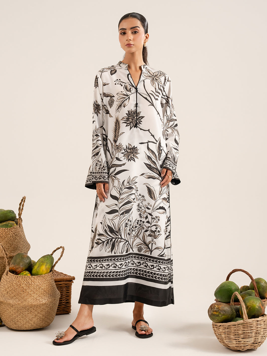 IZEL | Sunset street Pret | SORA - Pakistani Designer Dress - by Izel - Type : Ladies Clothes - 100% Original at Saira Sultan