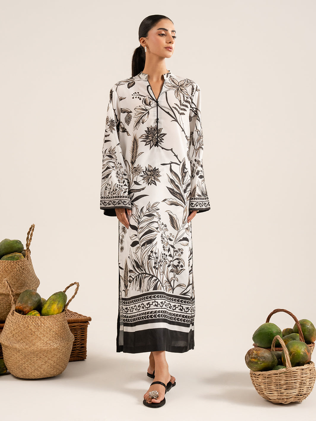 IZEL | Sunset street Pret | SORA - Pakistani Designer Dress - by Izel - Type : Ladies Clothes - 100% Original at Saira Sultan