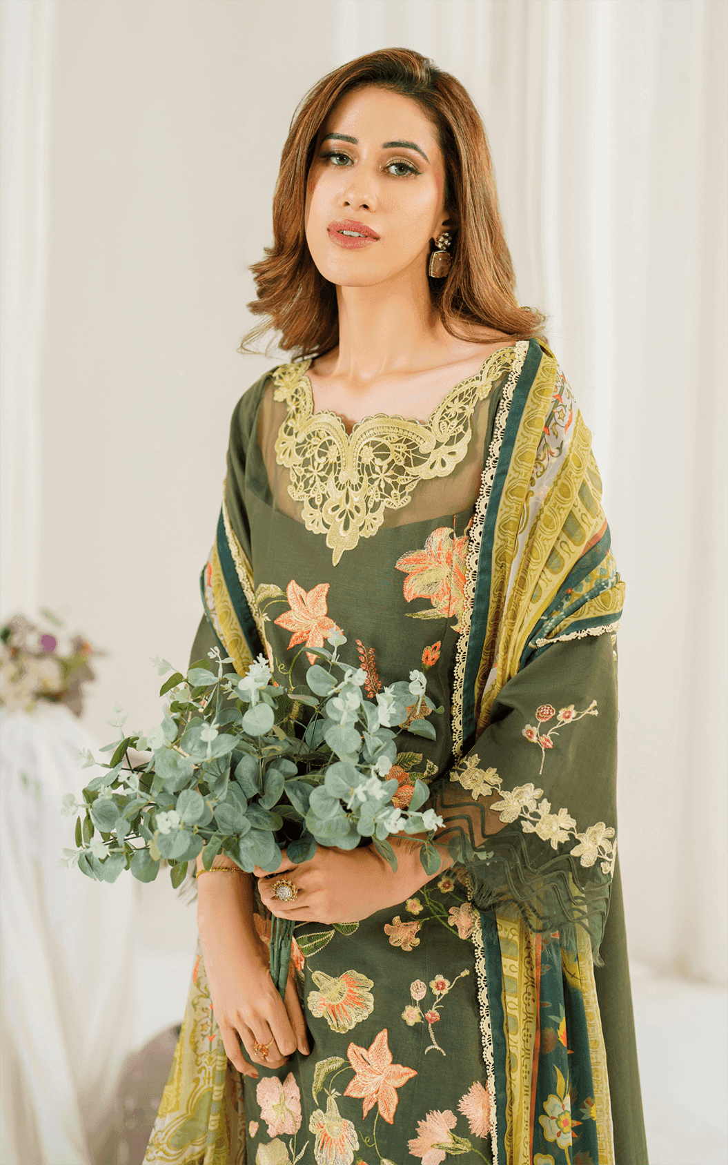 Asifa and Nabeel | Pretty in Pink Limited Edition | Sweet Pea (PP-6) - Pakistani Designer Dress - by Asifa and Nabeel | Type: Luxury - 100% Original at Saira Sultan