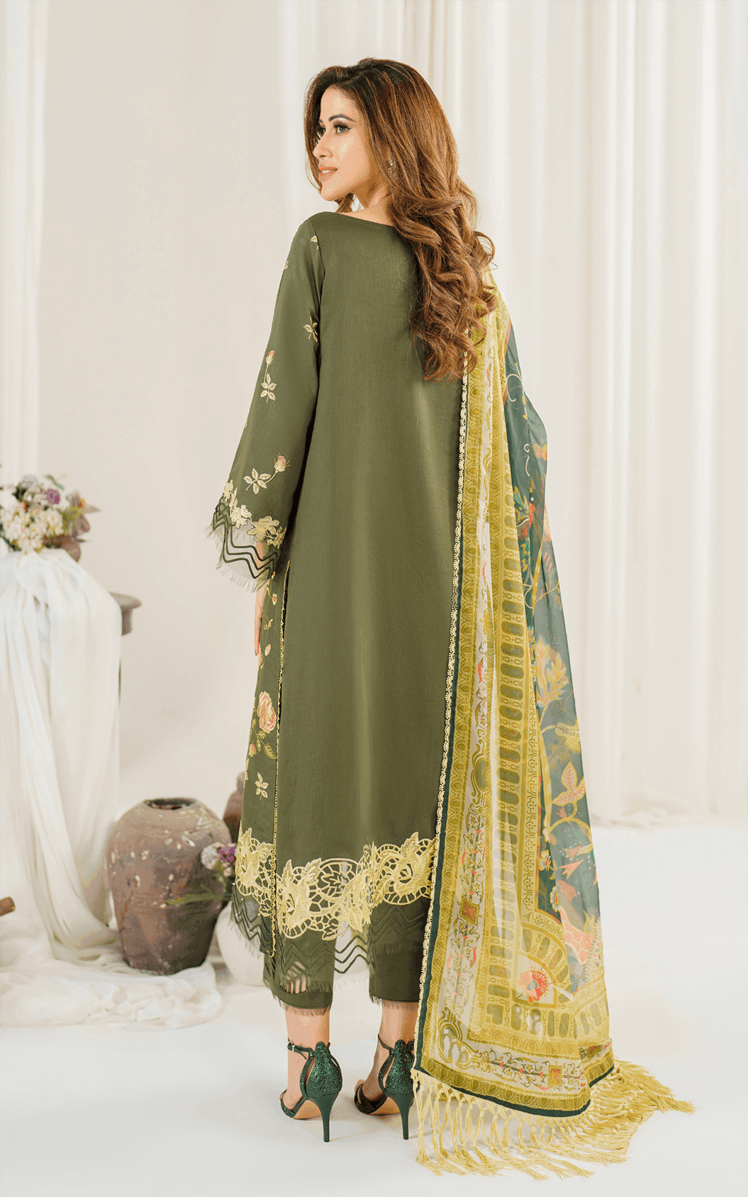 Asifa and Nabeel | Pretty in Pink Limited Edition | Sweet Pea (PP-6) - Pakistani Designer Dress - by Asifa and Nabeel | Type: Luxury - 100% Original at Saira Sultan